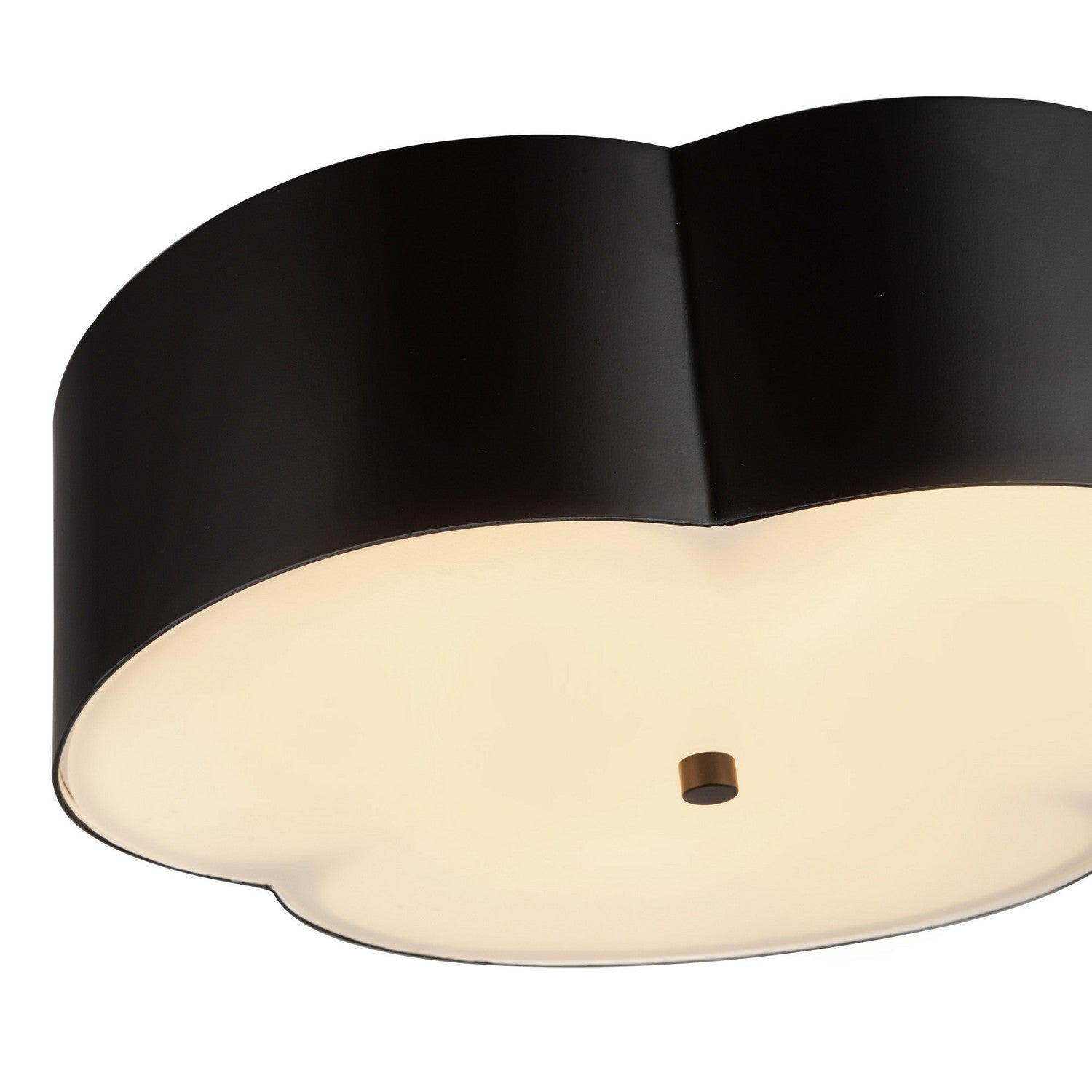Alora - FM566314MB - Three Light Flush Mount - Adella - Matte Black