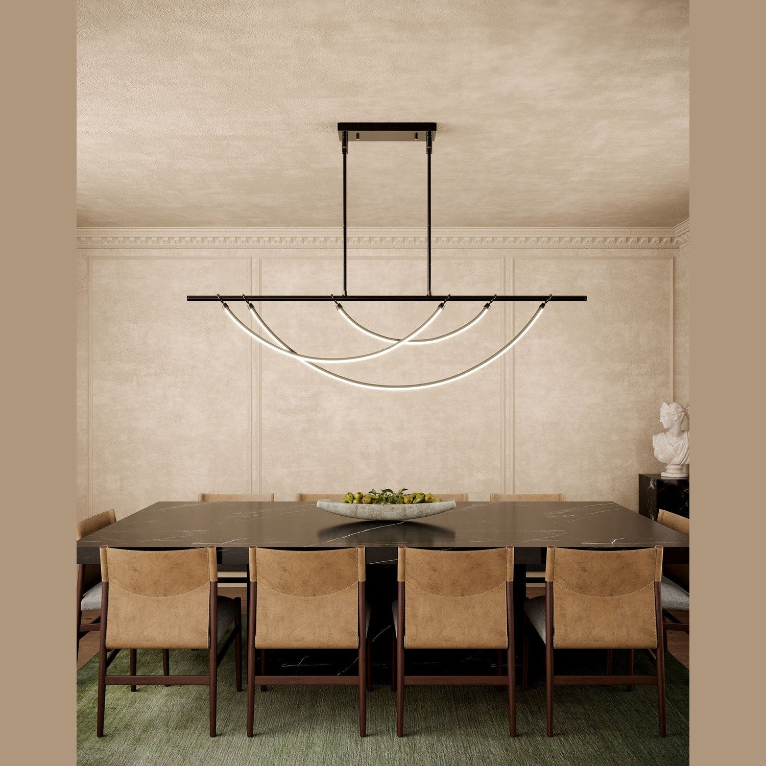Alora - LP317460UB-UNV-010 - LED Linear Pendant - Aryas - Urban Bronze