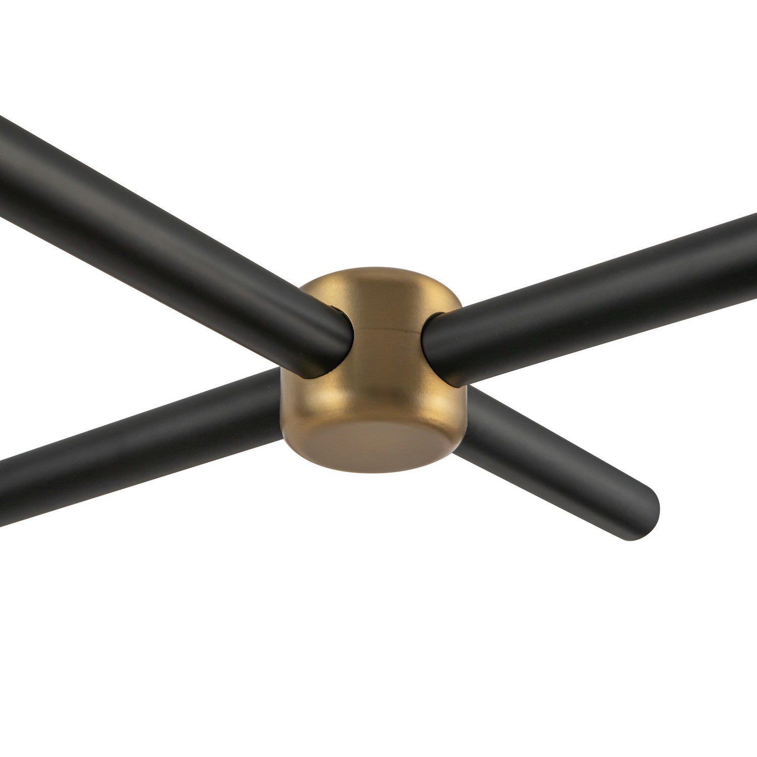 Alora - LP491452MBTJ - Four Light Linear Pendant - Colby - Matte Black/Tan Jute