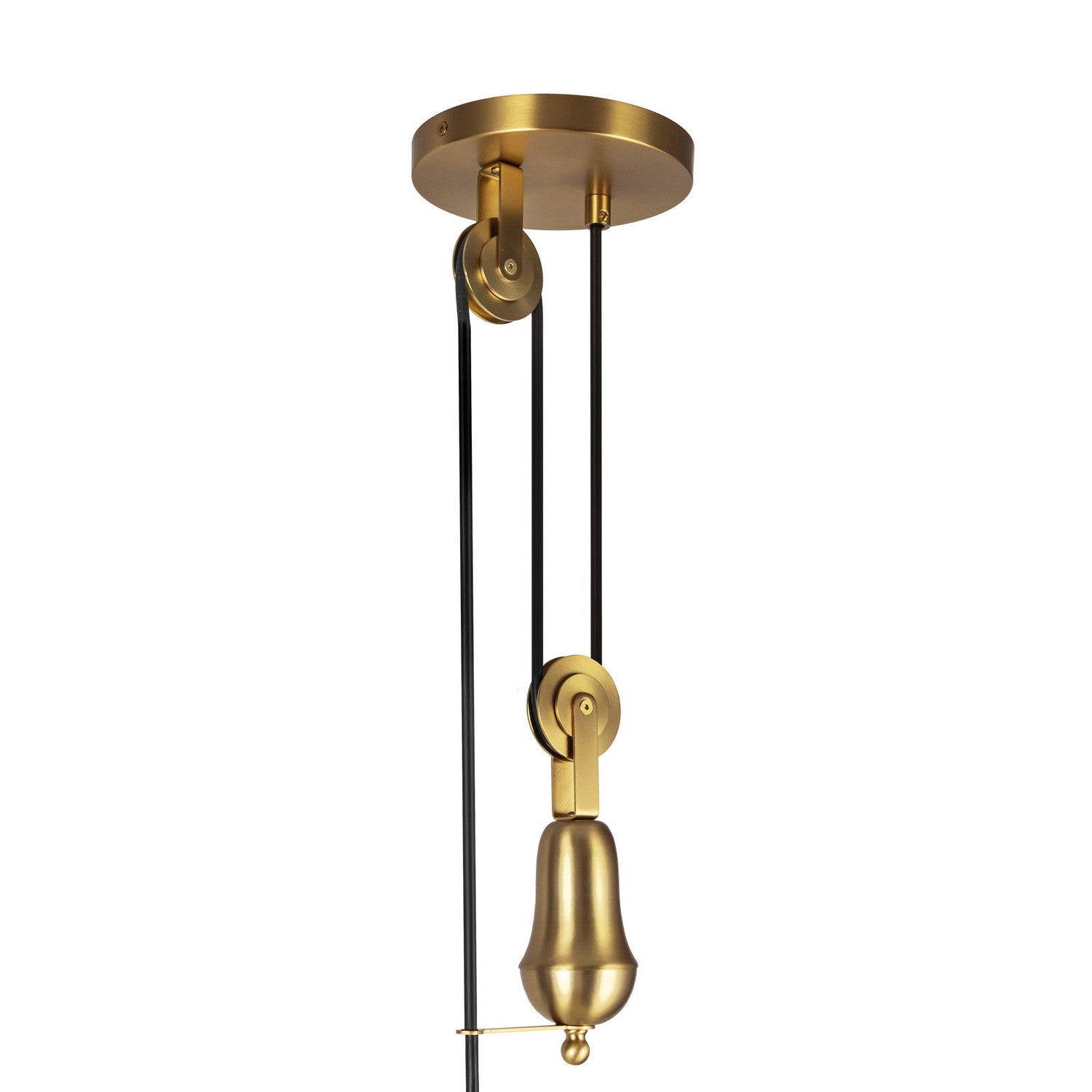 Alora - PD447120BGWL - One Light Pendant - Ellen - Brushed Gold/White Linen
