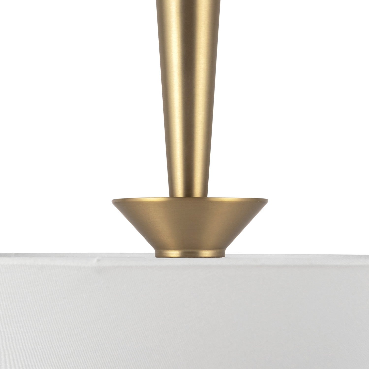 Alora - PD497016BGWL - One Light Pendant - Bridgette - Brushed Gold/White Linen