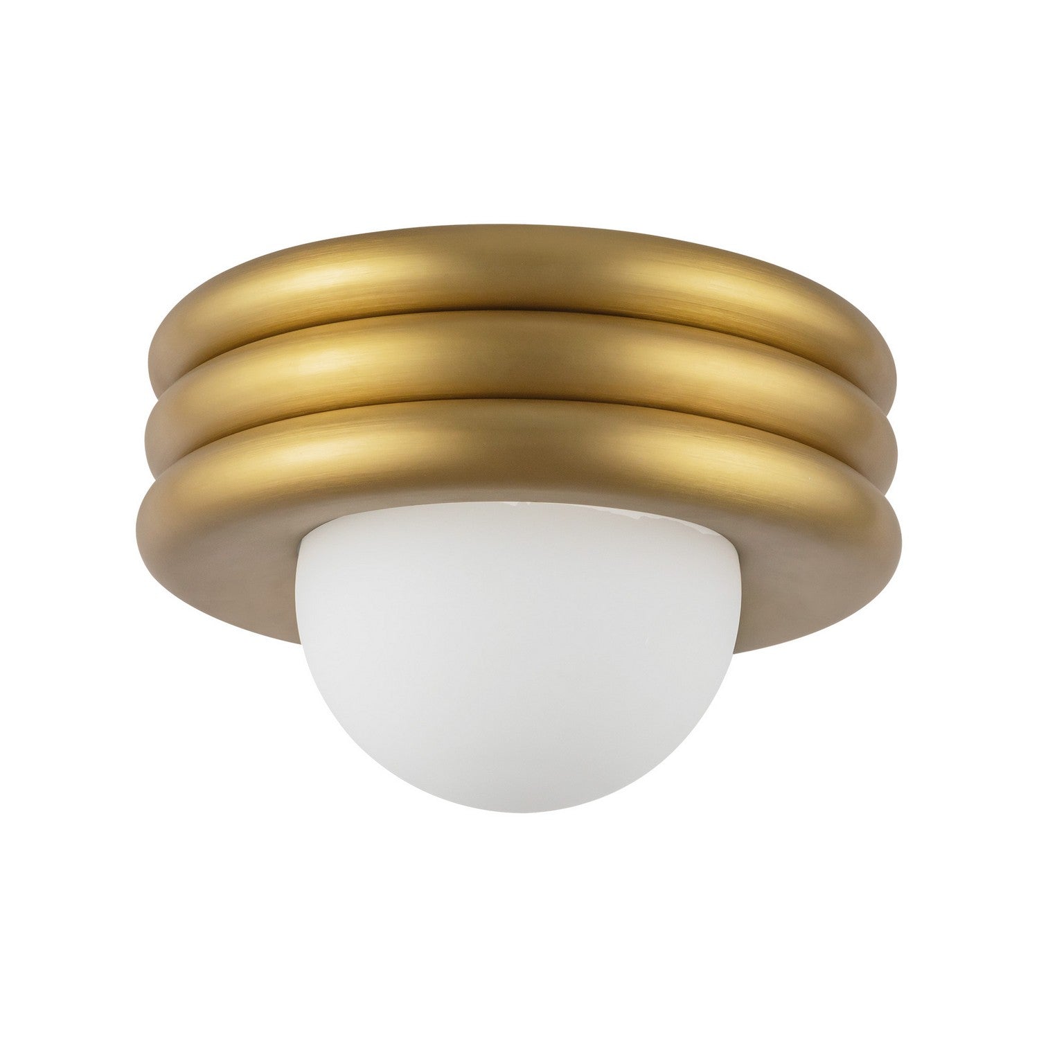 Alora - SF426012BG - One Light Semi-Flush Mount - Harvey - Brushed Gold