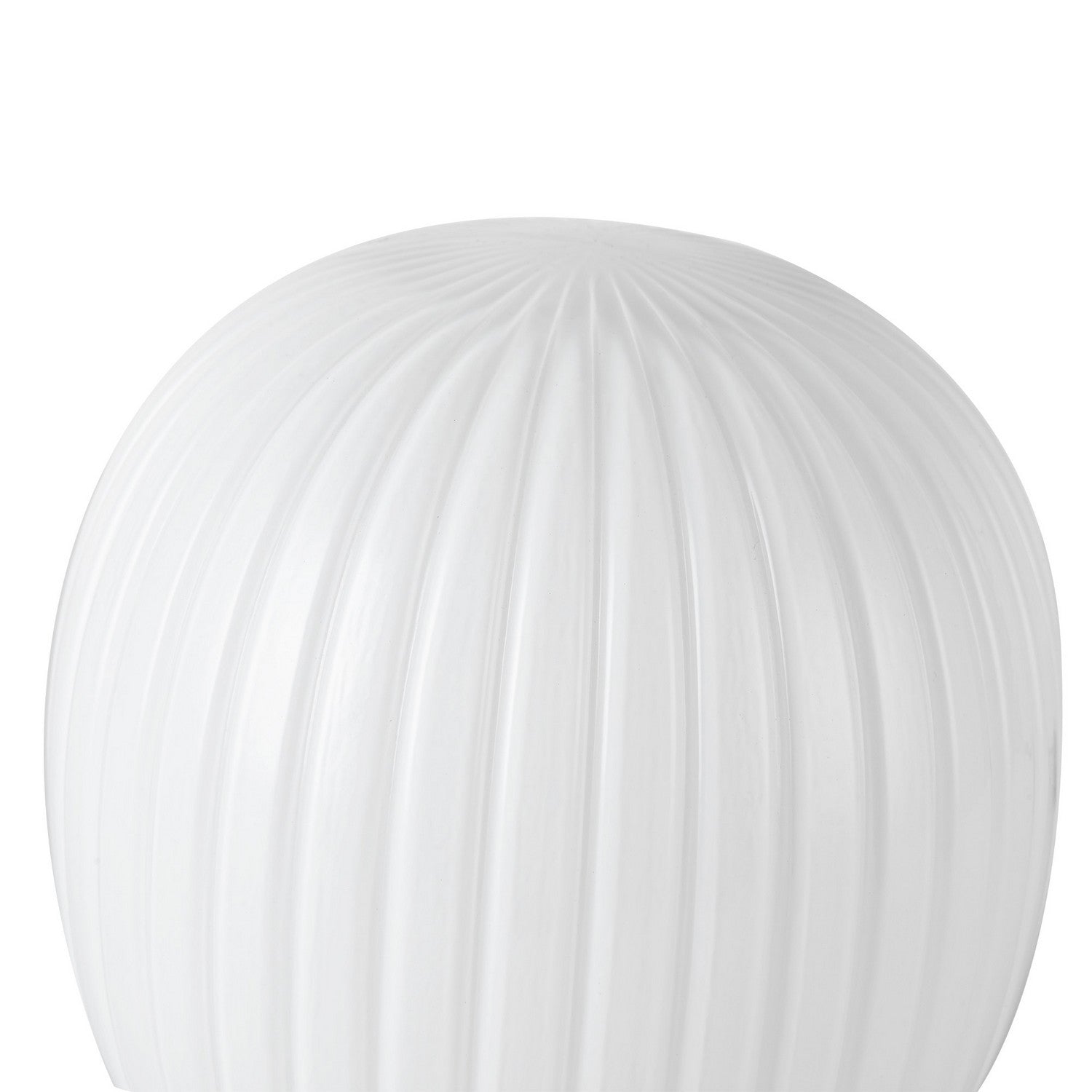 Alora - TL579107MBGR - One Light Table Lamp - Cherise - Matte Black/Glossy Ribbed Opal Glass