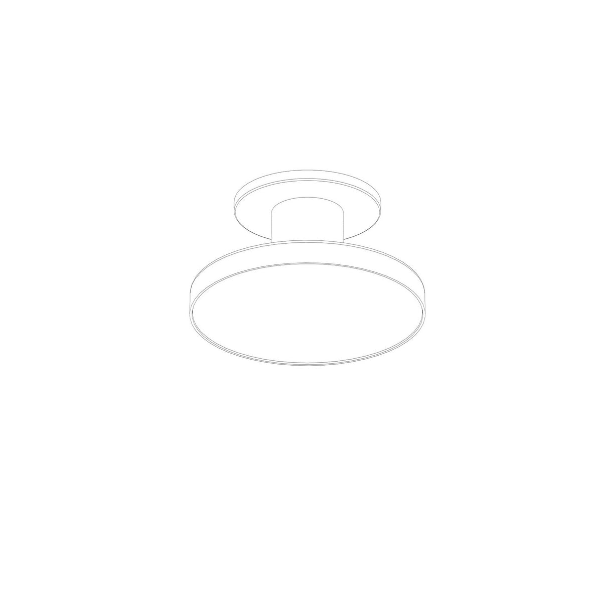 W.A.C. Lighting - FM-250808-CS-BK - LED Flush Mount - Twist-N-Lite - Black