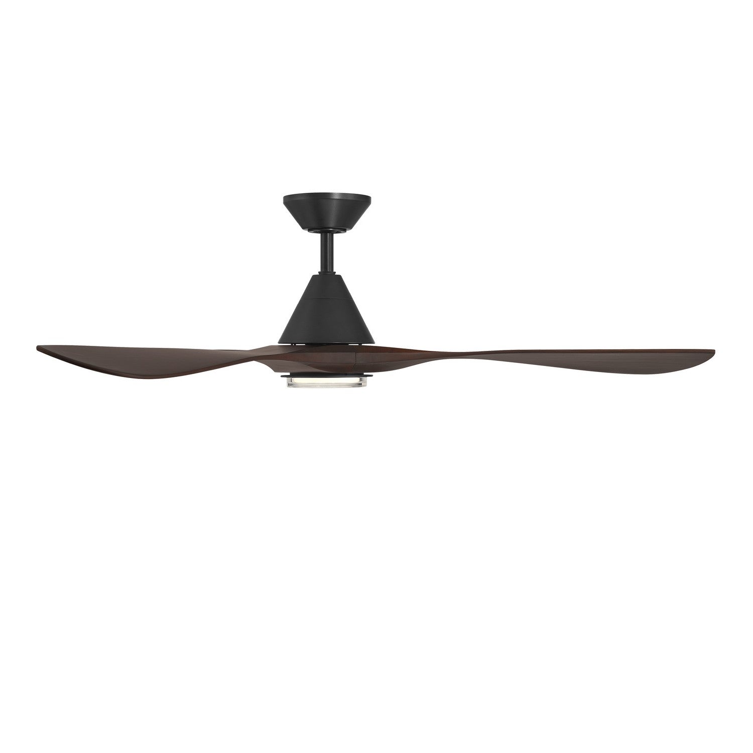 Modern Forms Fans - FR-D2504-60L-MB/DW - 60"Ceiling Fan - Carve - Matte Black/Dark Walnut