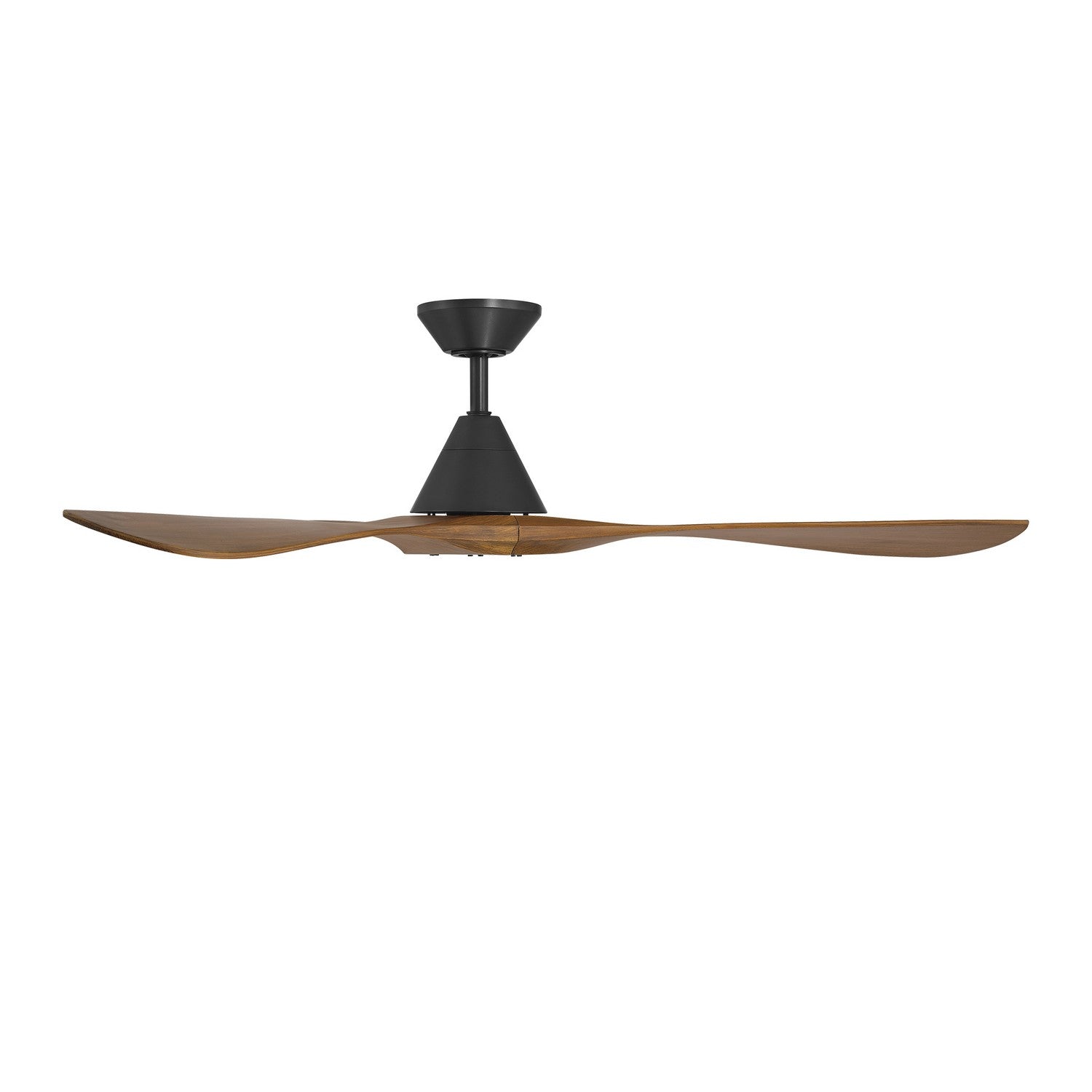 Modern Forms Fans - FR-D2504-60-MB/DK - 60"Ceiling Fan - Carve - Matte Black/Distressed Koa