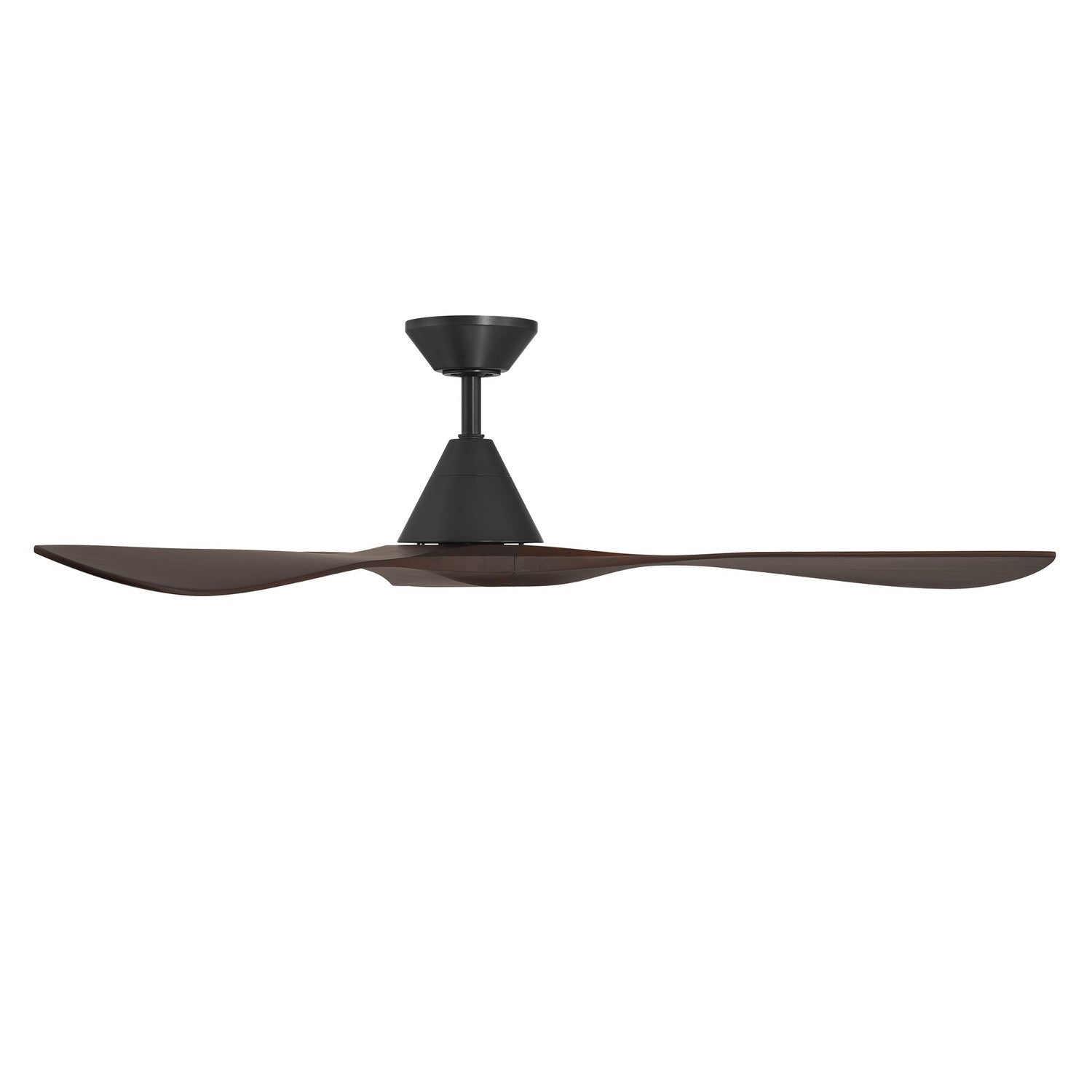 Modern Forms Fans - FR-D2504-60-MB/DW - 60"Ceiling Fan - Carve - Matte Black/Dark Walnut