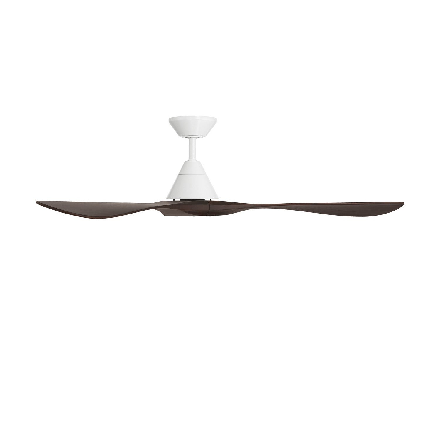 Modern Forms Fans - FR-D2504-60-MW/DW - 60"Ceiling Fan - Carve - Matte White/Dark Walnut