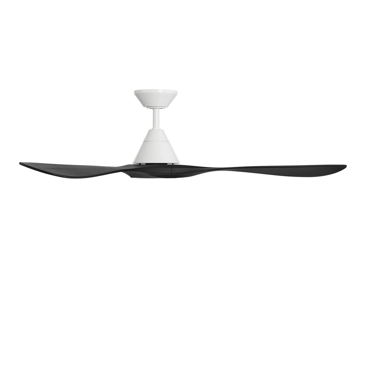 Modern Forms Fans - FR-D2504-60-MW/MB - 60"Ceiling Fan - Carve - Matte White/Matte Black