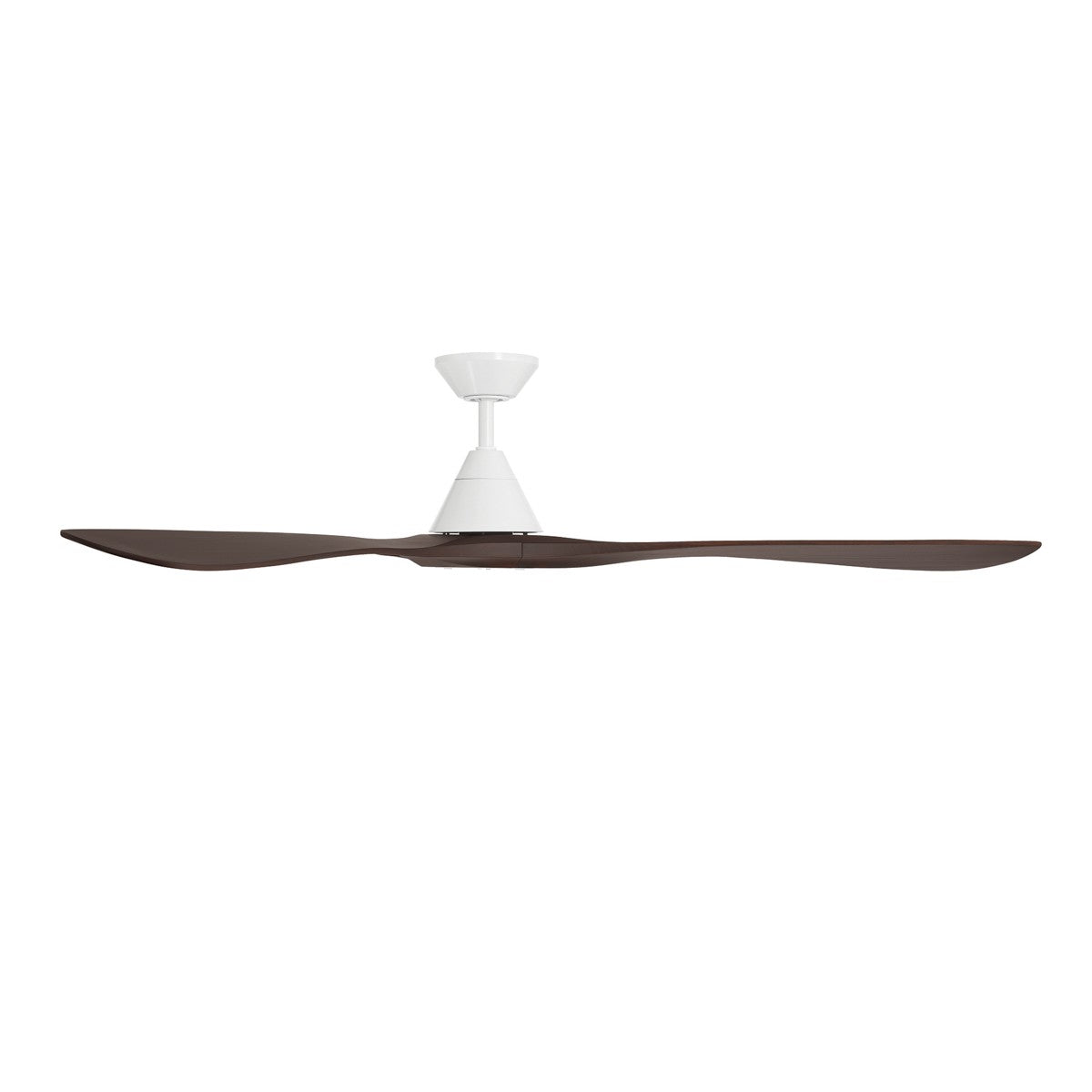 Modern Forms Fans - FR-D2504-72-MW/DW - 72"Ceiling Fan - Carve - Matte White/Dark Walnut