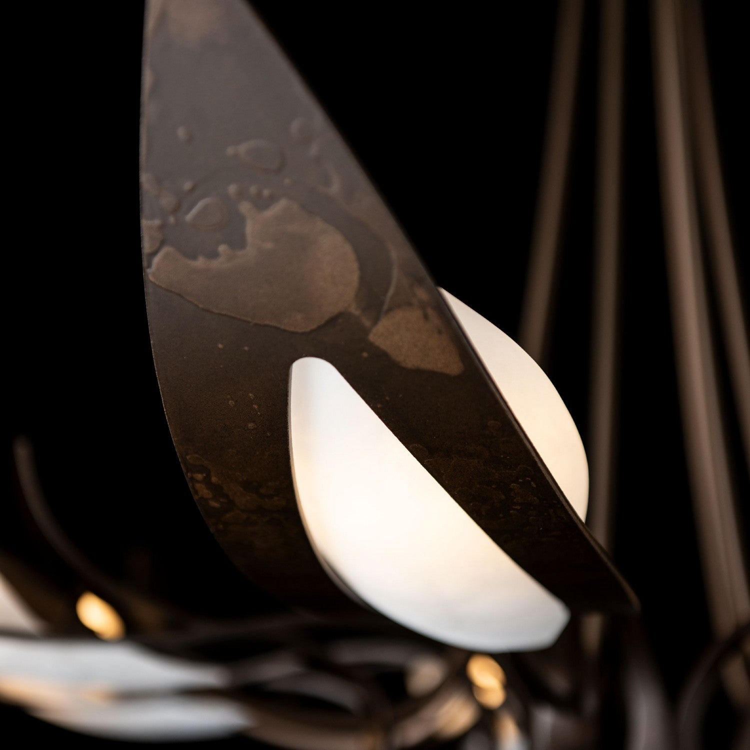 Hubbardton Forge - 101320-SKT-05-BB0823 - Seven Light Chandelier - Parasol - Bronze