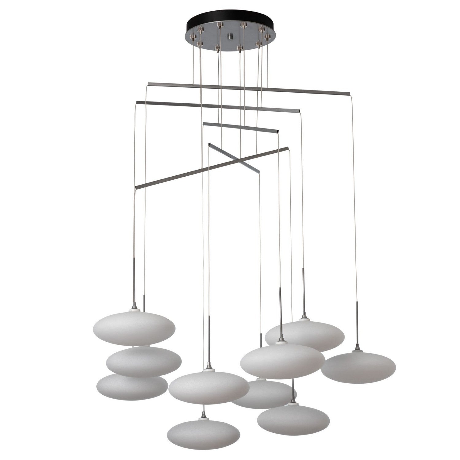 Hubbardton Forge - 131157-SKT-STND-82-GS0818 - LED Pendant - Clouds - Vintage Platinum