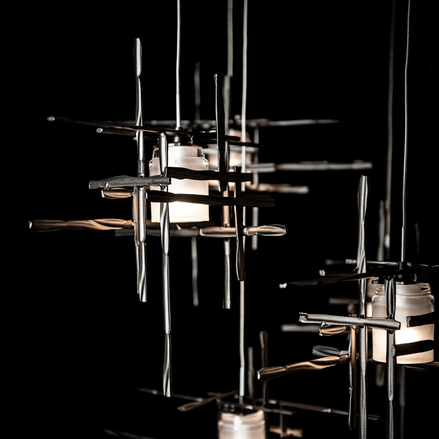 Hubbardton Forge - 131160-SKT-STND-14-YC0305 - LED Pendant - Tura - Oil Rubbed Bronze