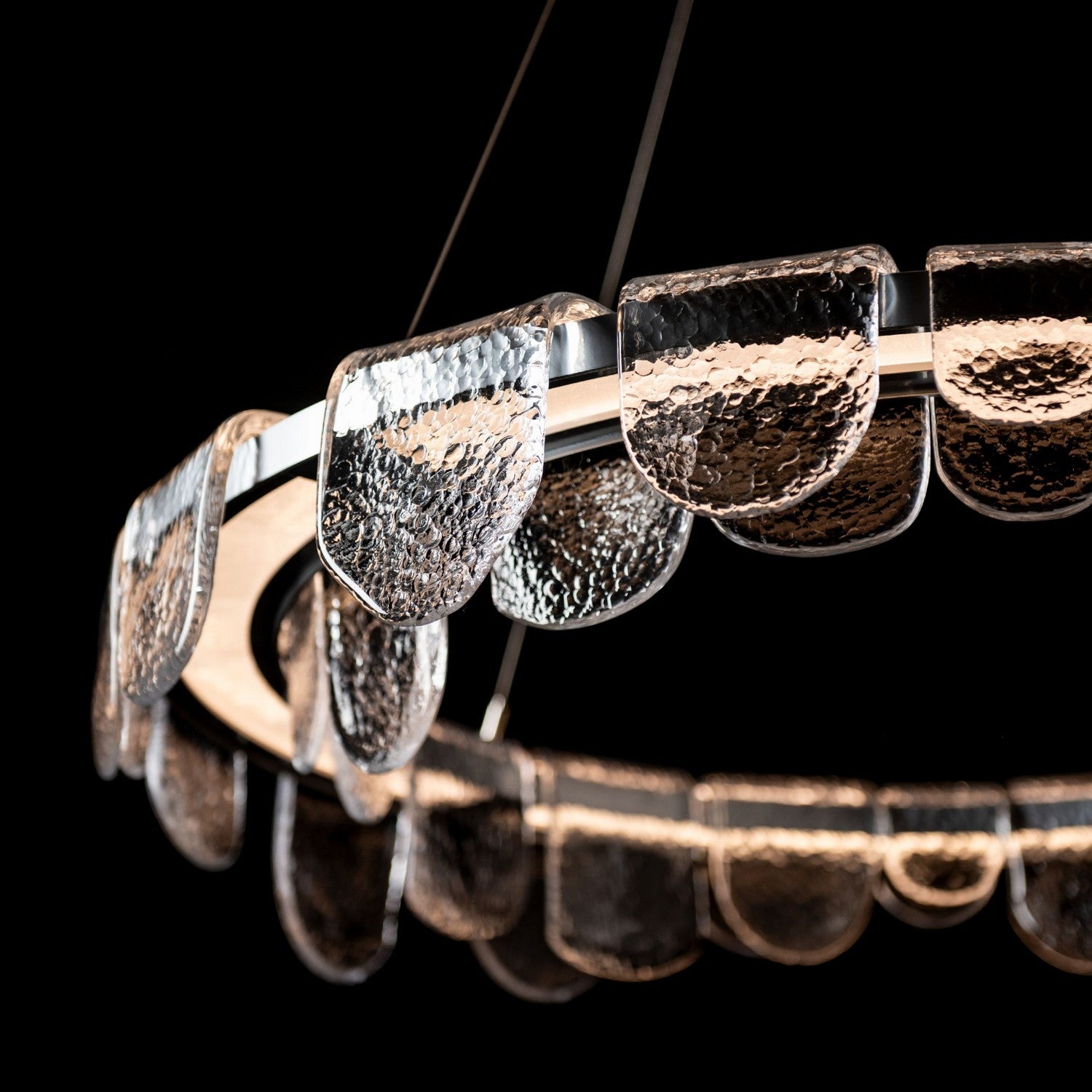 Hubbardton Forge - 139982-LED-STND-85-ZM0846 - LED Pendant - Riverbed - Sterling