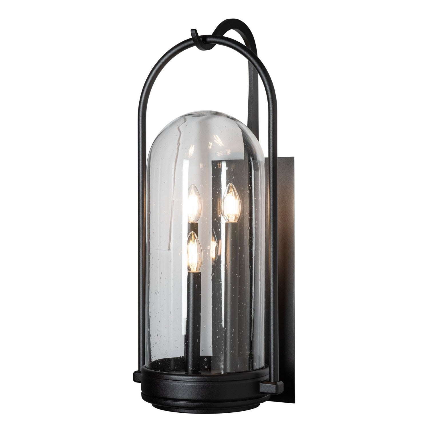 Hubbardton Forge - 305213-SKT-80-II0826 - Three Light Outdoor Wall Sconce - Davis - Coastal Black