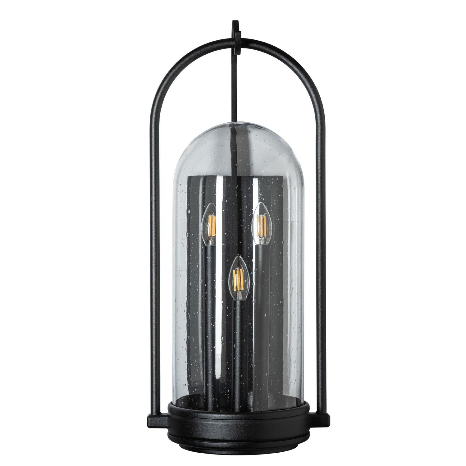 Hubbardton Forge - 305213-SKT-80-II0826 - Three Light Outdoor Wall Sconce - Davis - Coastal Black