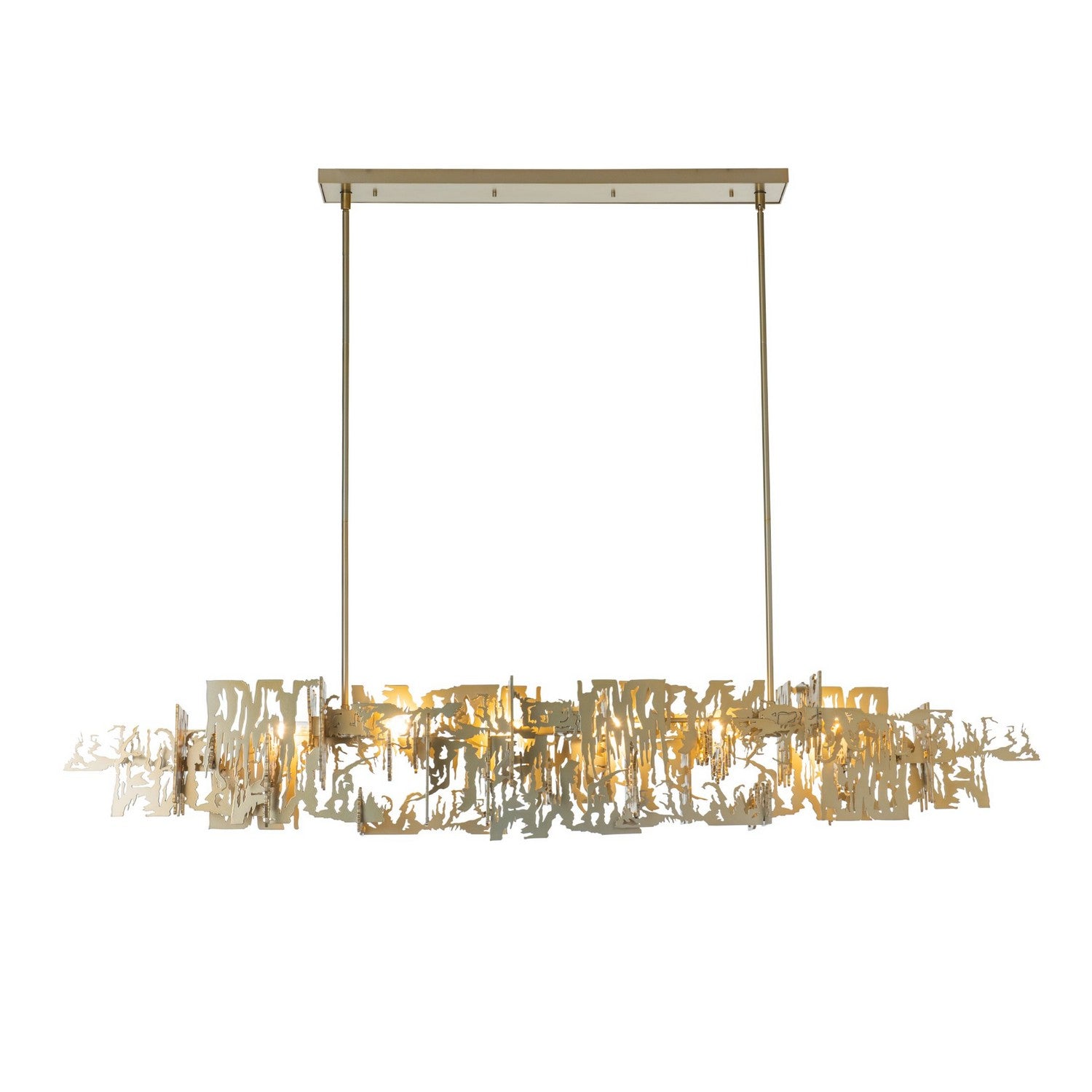 Hubbardton Forge - 401311-SKT-MULT-86 - Six Light Pendant - Brutus - Modern Brass