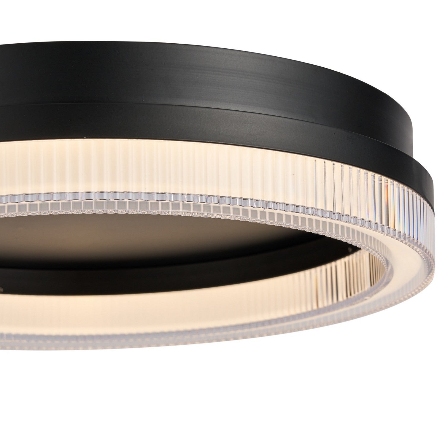 Artcraft - AC6833BK - LED Flush Mount - Ari - Black