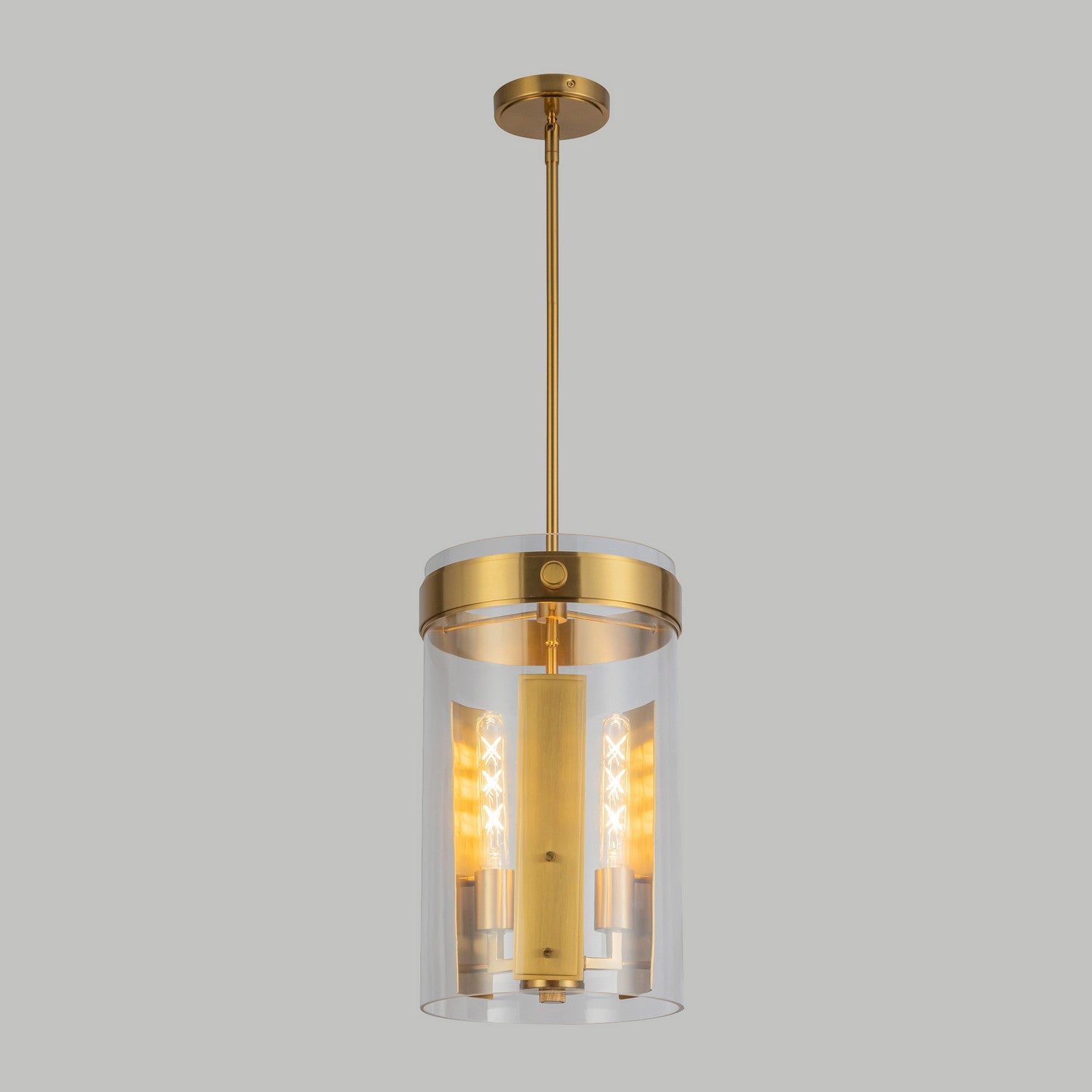 Artcraft - AC10051BR - Three Light Pendant - Dahlia - Brushed Brass