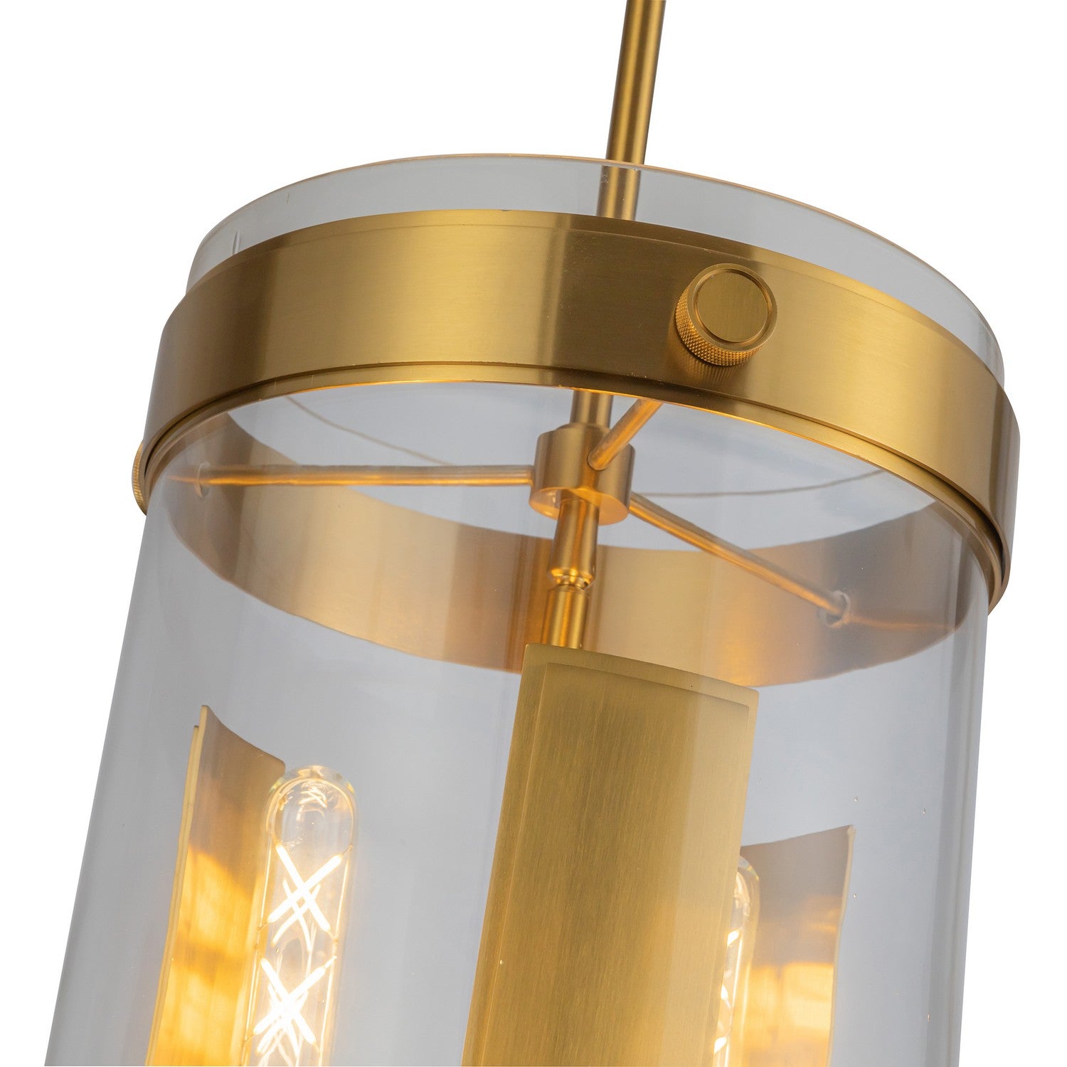 Artcraft - AC10051BR - Three Light Pendant - Dahlia - Brushed Brass