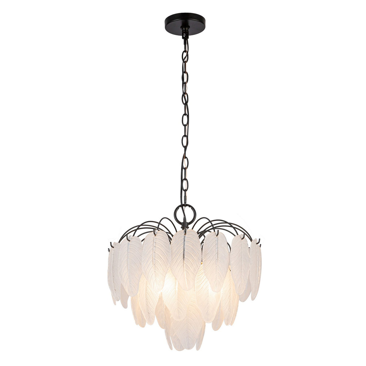 Artcraft - AC11780BK - Four Light Pendant - Alessia - Black