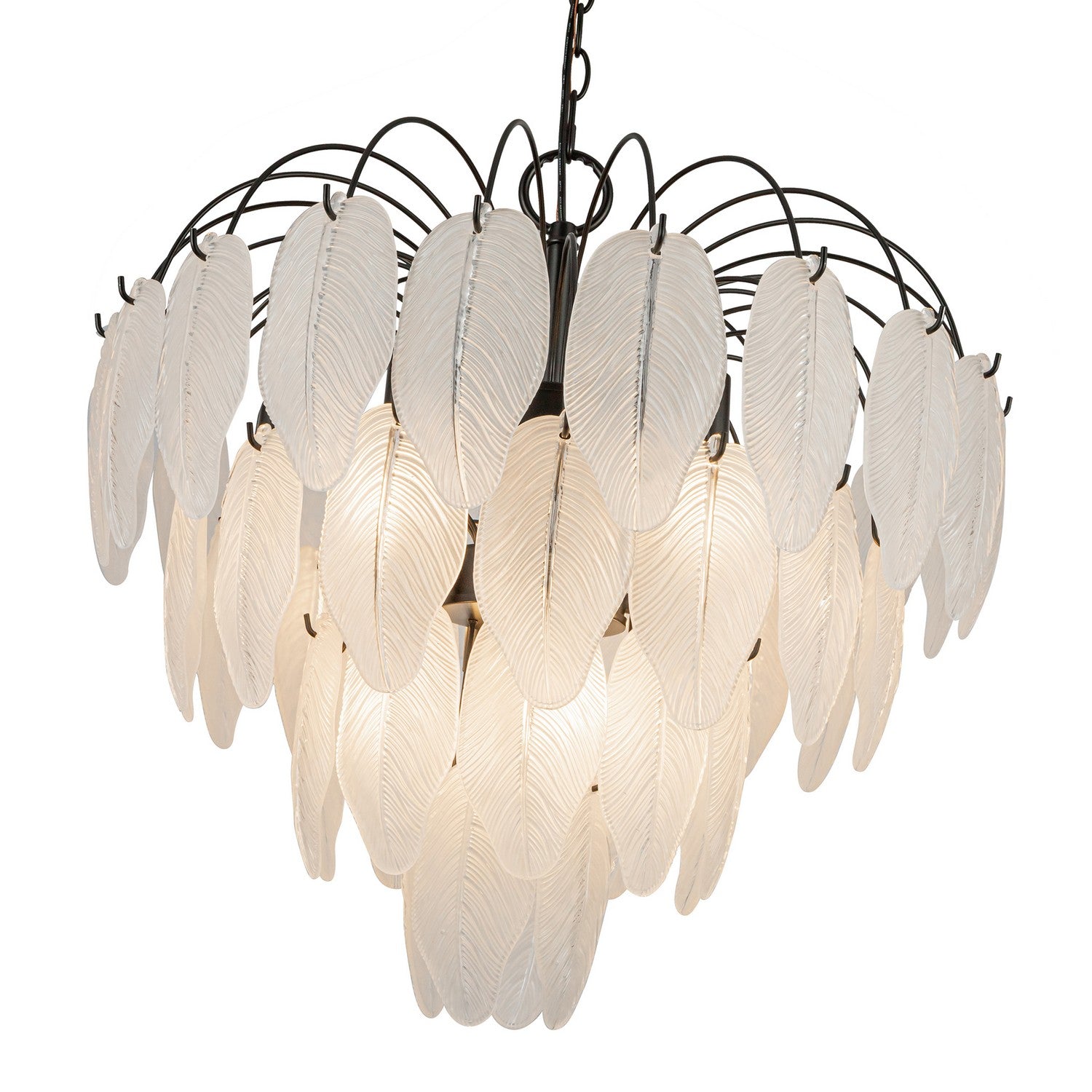 Artcraft - AC11781BK - Ten Light Chandelier - Alessia - Black