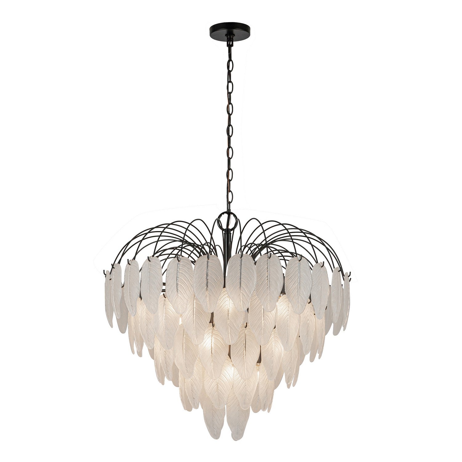 Artcraft - AC11782BK - 19 Light Chandelier - Alessia - Black