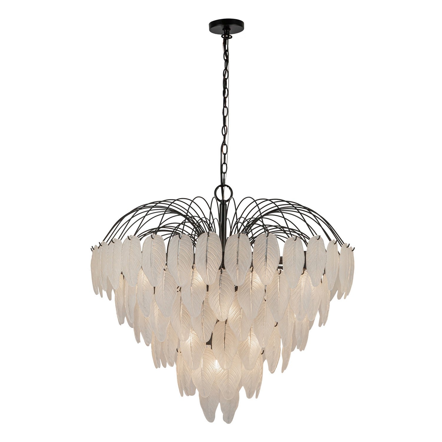 Artcraft - AC11783BK - 24 Light Chandelier - Alessia - Black