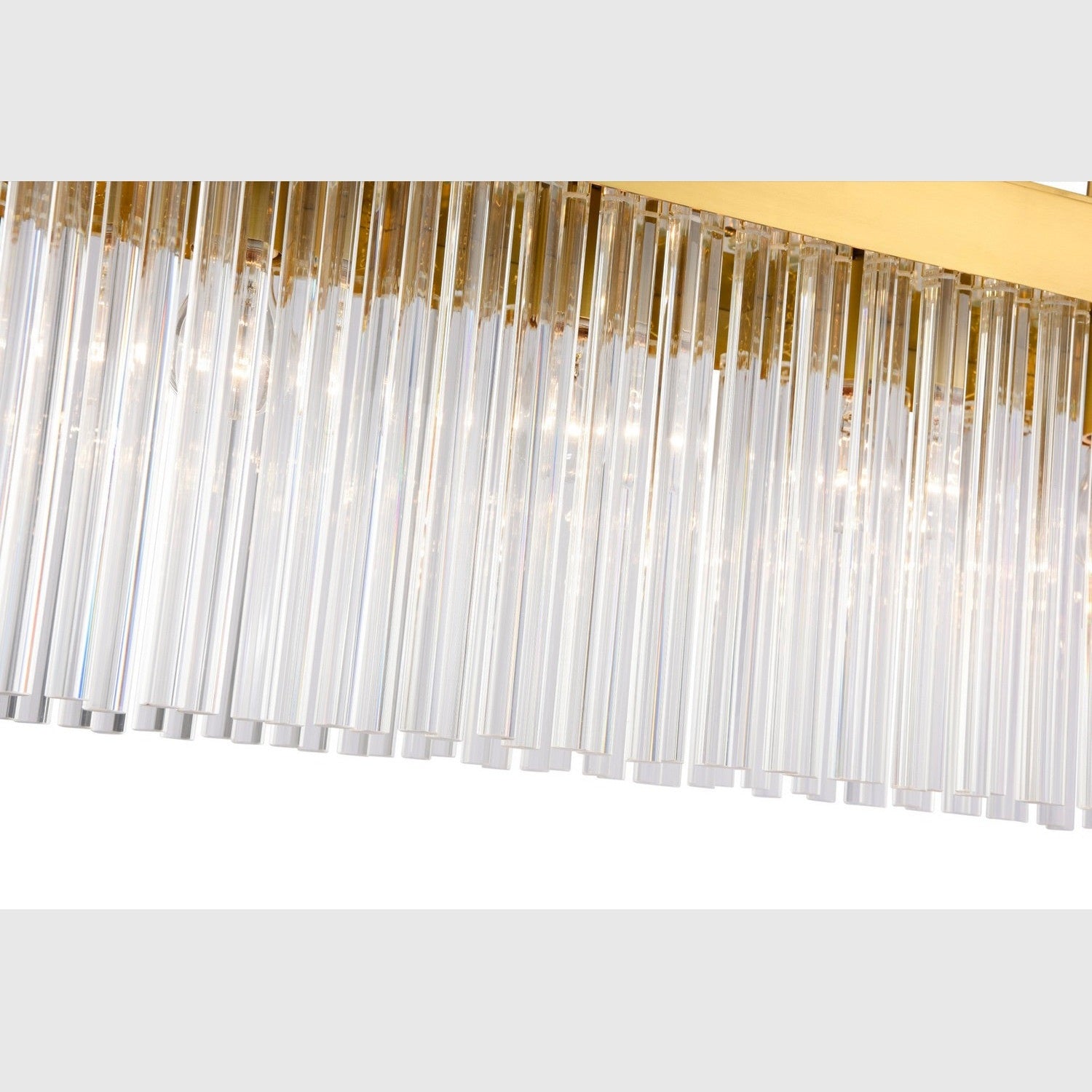 Artcraft - AC12064BR - Seven Light Island Pendant - Emma - Brushed Brass