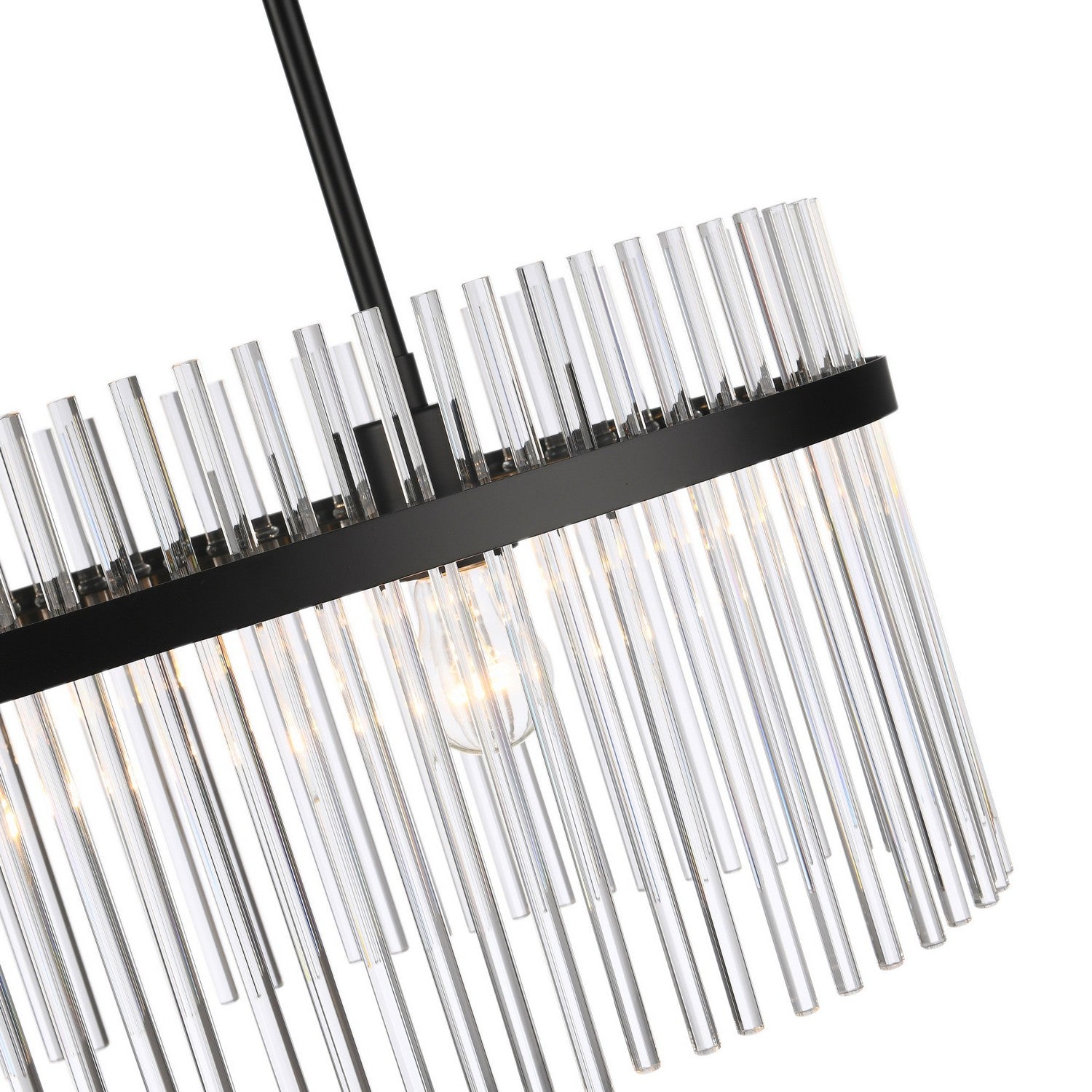 Artcraft - AC12082BK - Two Light Chandelier - Ava - Black
