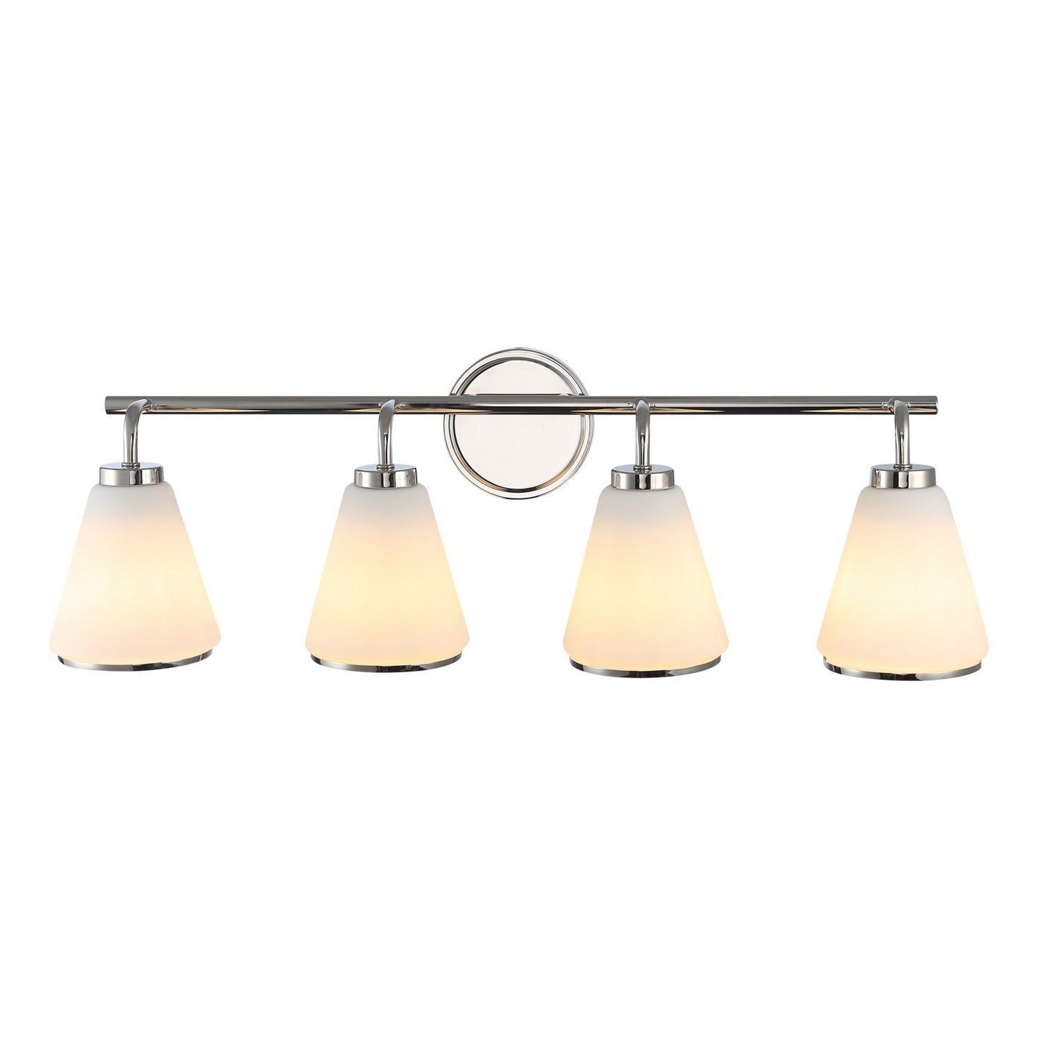 Artcraft - AC12124PN - Four Light Bathroom Vanity - Zoey - Polished Nickel