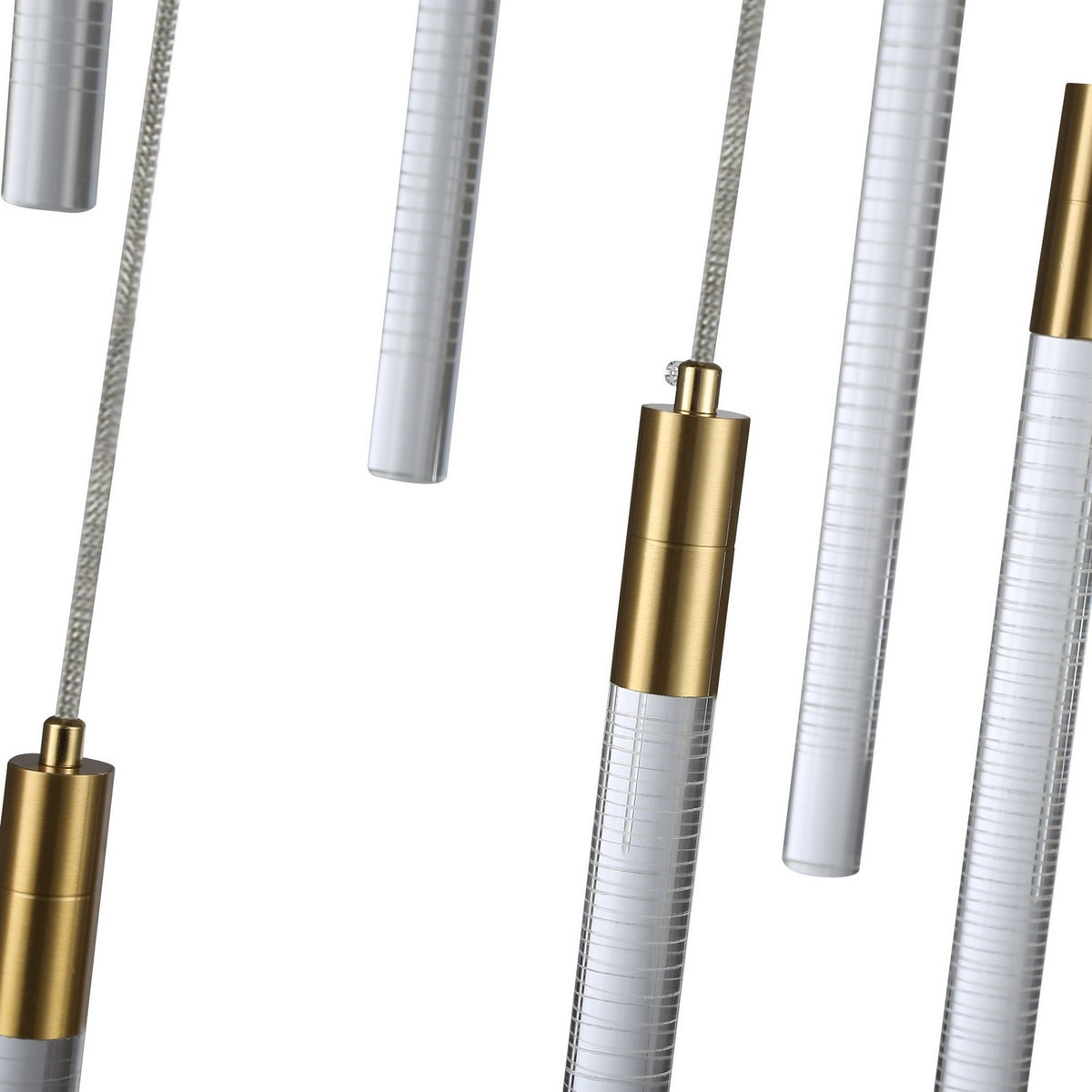 Artcraft - AC12147BR - LED Chandelier - Celine - Brass
