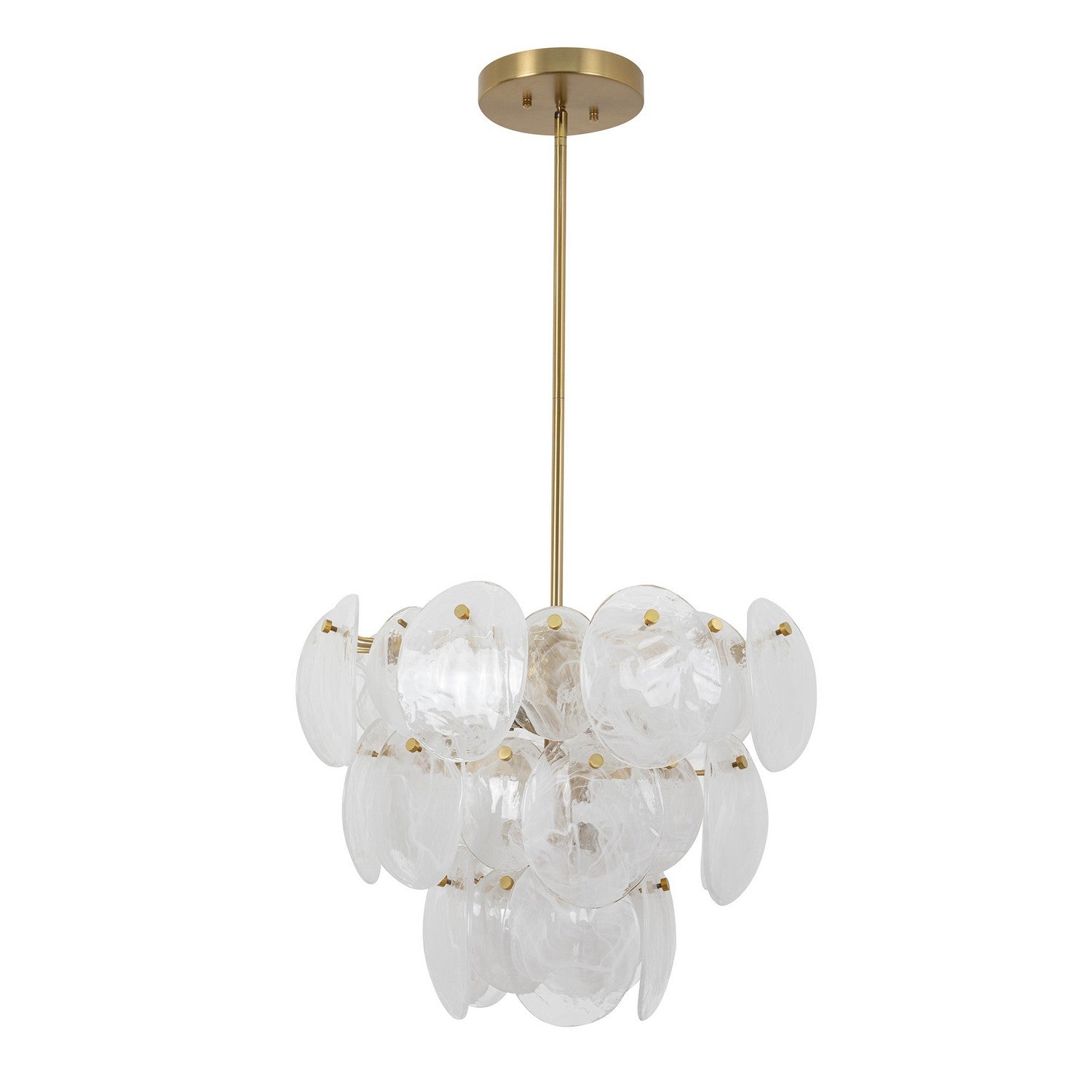 Artcraft - AC12211BR - Eight Light Chandelier - Lily - Brushed Brass