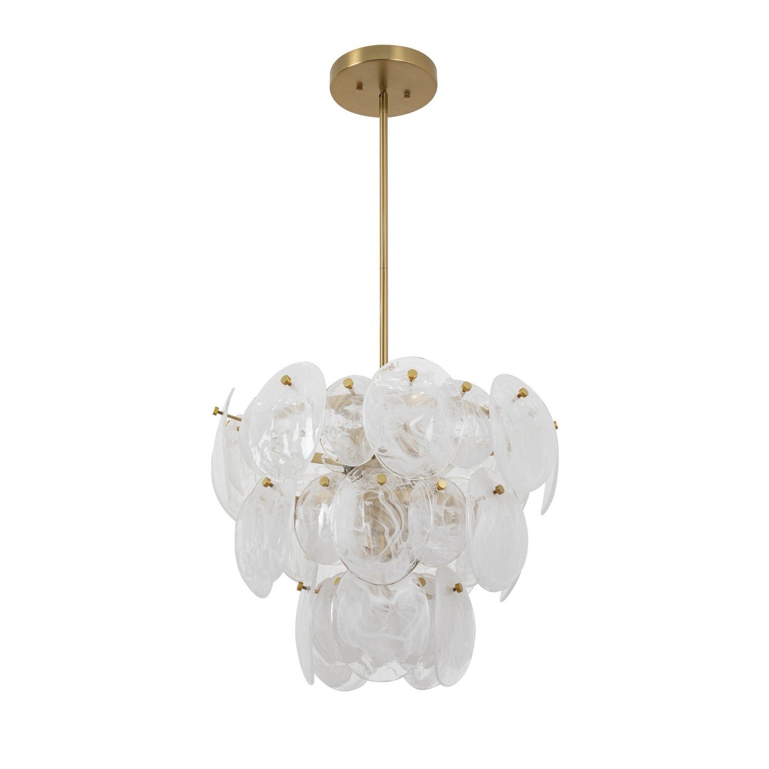 Artcraft - AC12211BR - Eight Light Chandelier - Lily - Brushed Brass
