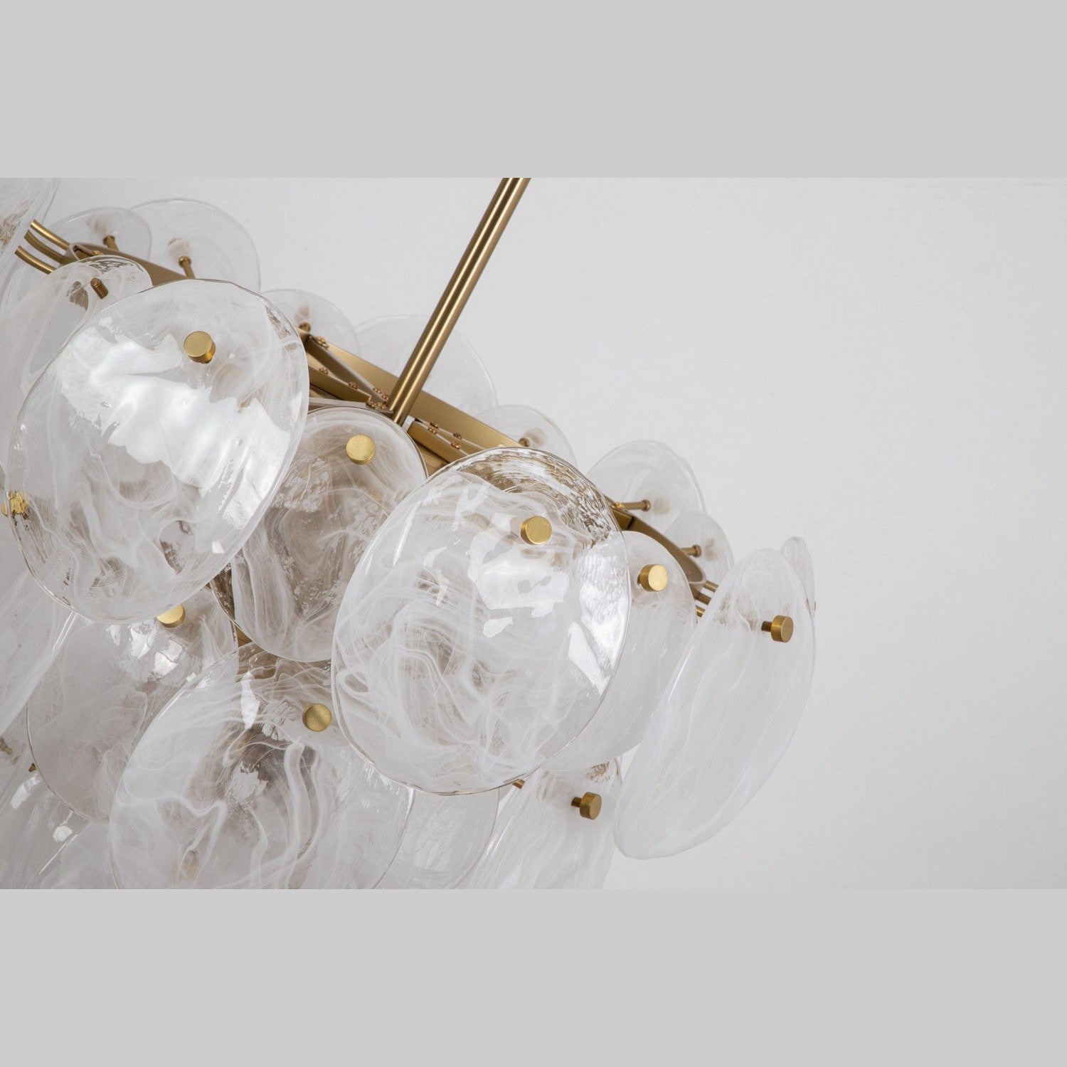 Artcraft - AC12211BR - Eight Light Chandelier - Lily - Brushed Brass