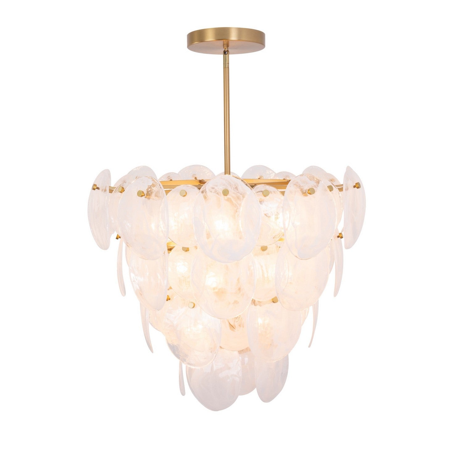 Artcraft - AC12212BR - 13 Light Chandelier - Lily - Brushed Brass