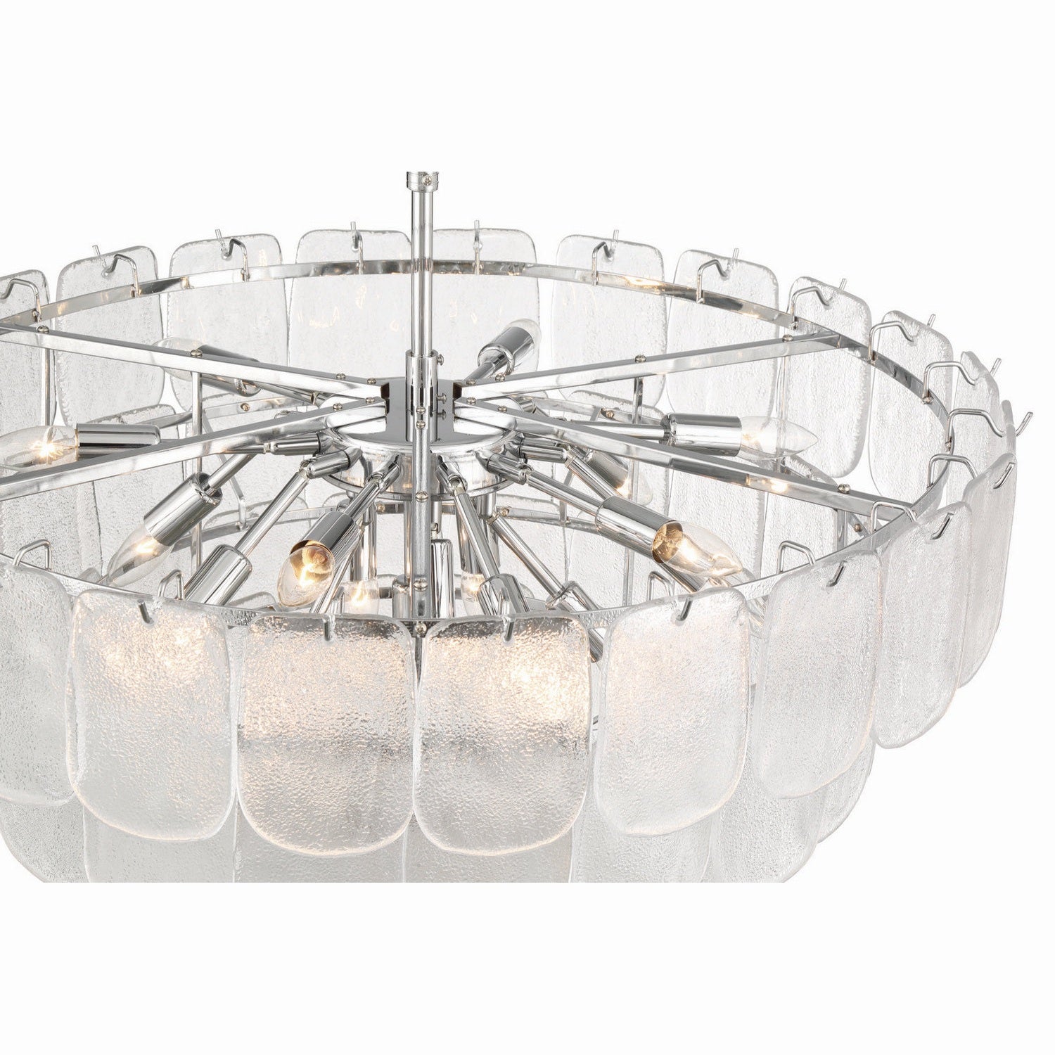 Artcraft - AC12053CR - 19 Light Chandelier - Bianca - Polished Nickel, Crystalline