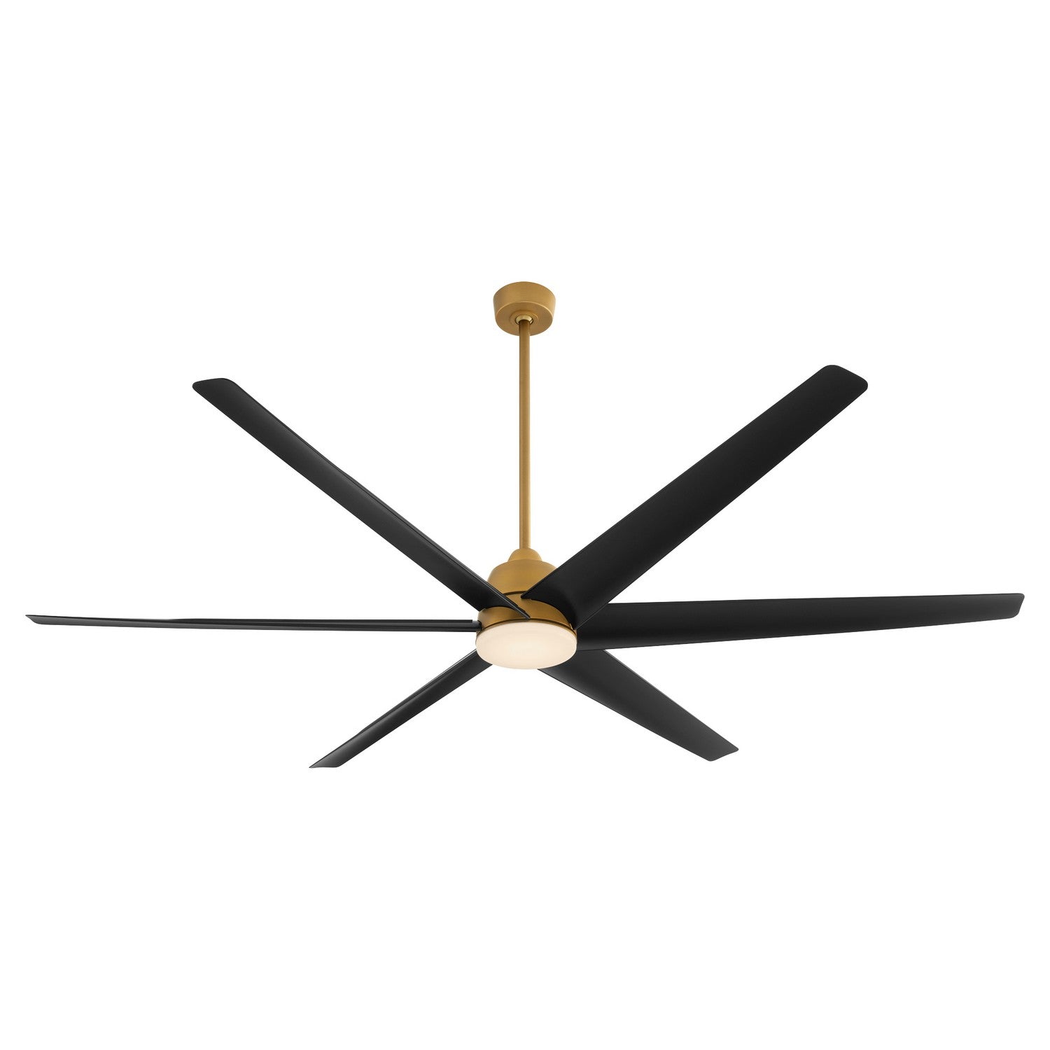 Quorum - 35846-47 - 84"Patio Fan - Spree - Brushed Brass