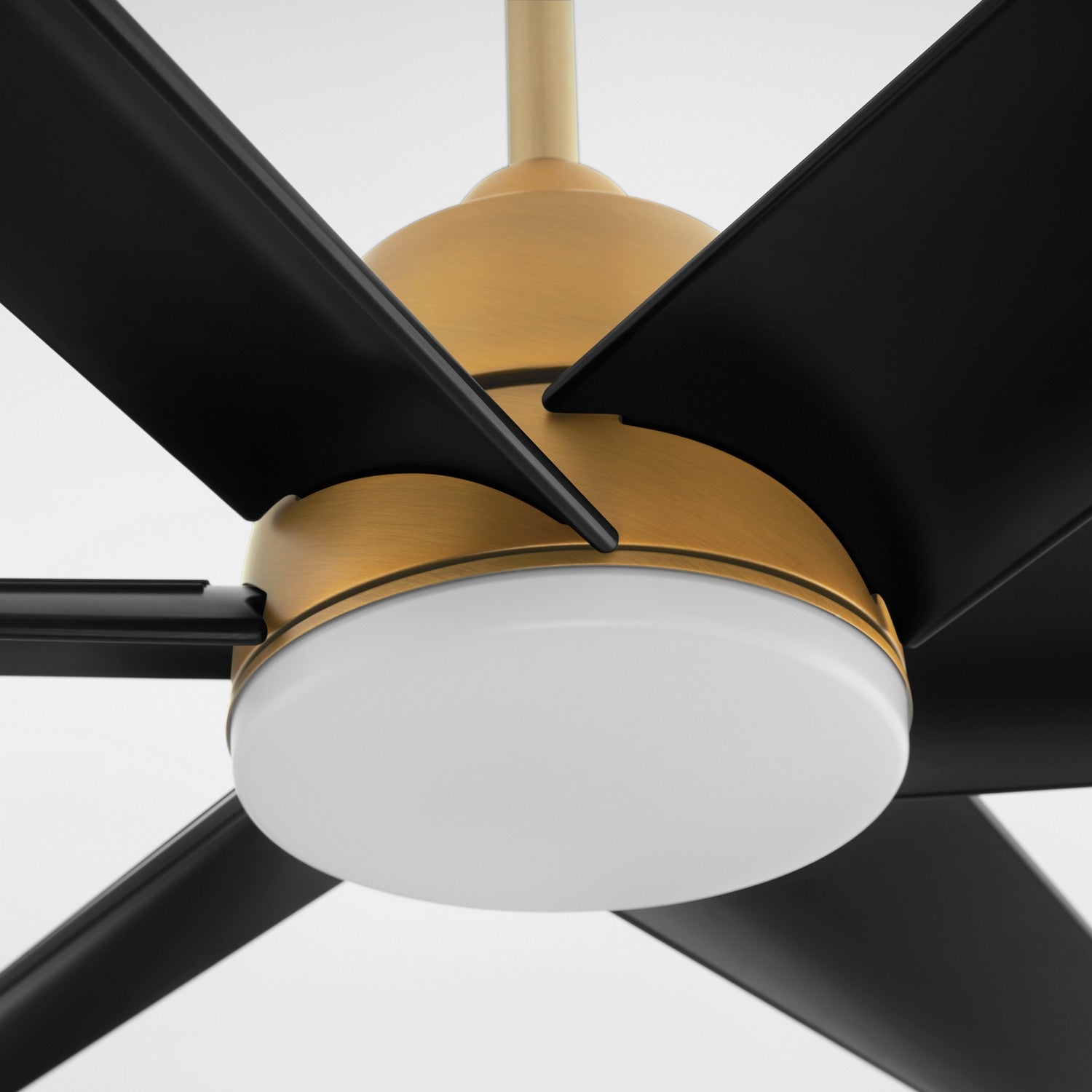Quorum - 35846-47 - 84"Patio Fan - Spree - Brushed Brass