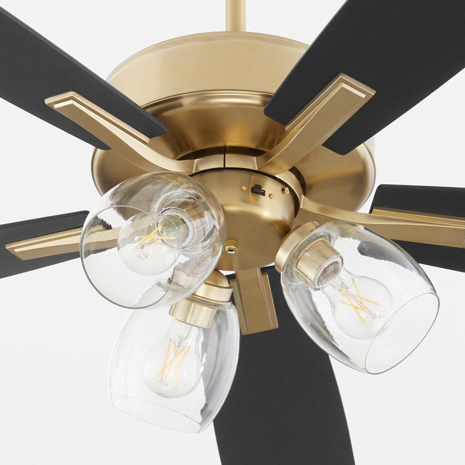 Quorum - 4525-0380 - 52"Ceiling Fan - Ovation - Aged Brass