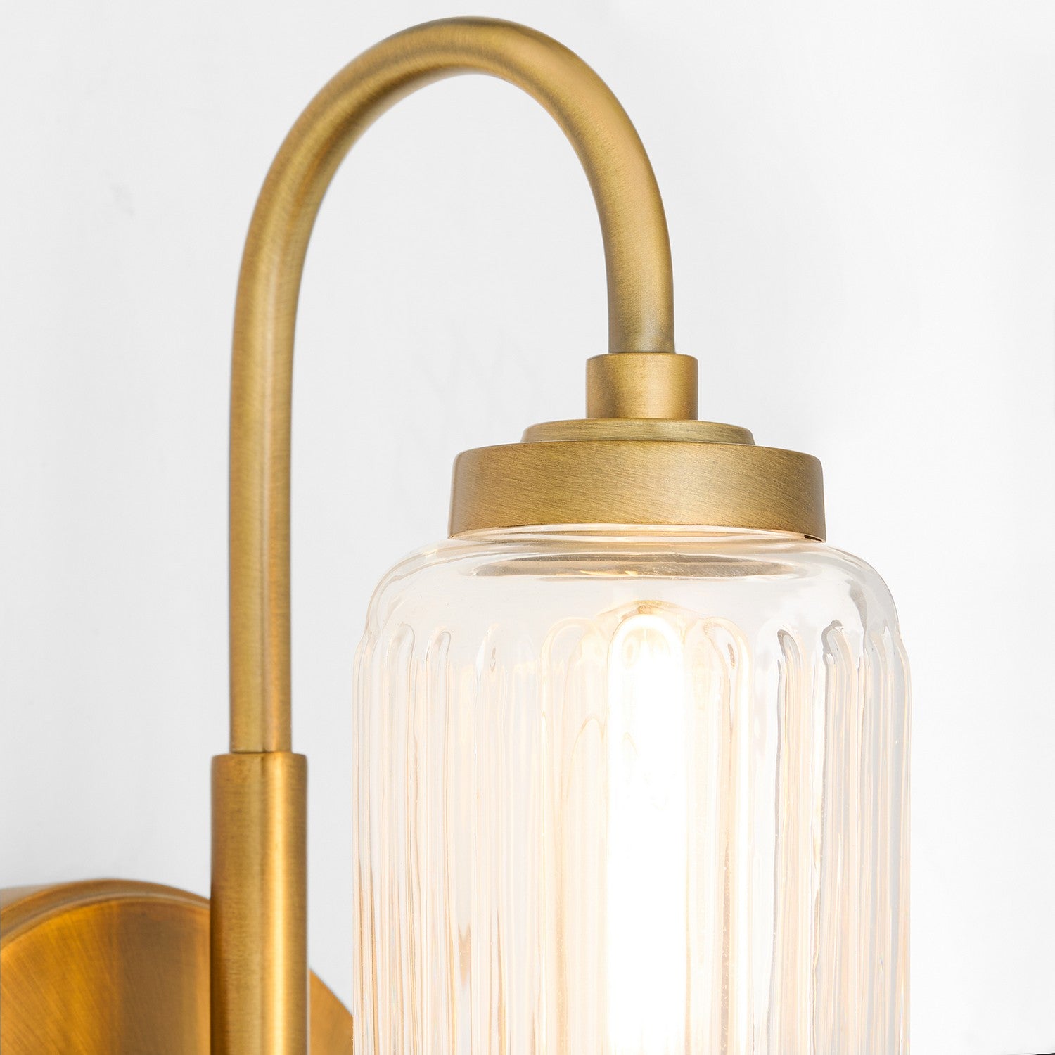 Quorum - 5015-1-47 - One Light Wall Mount - Whitmire - Brushed Brass