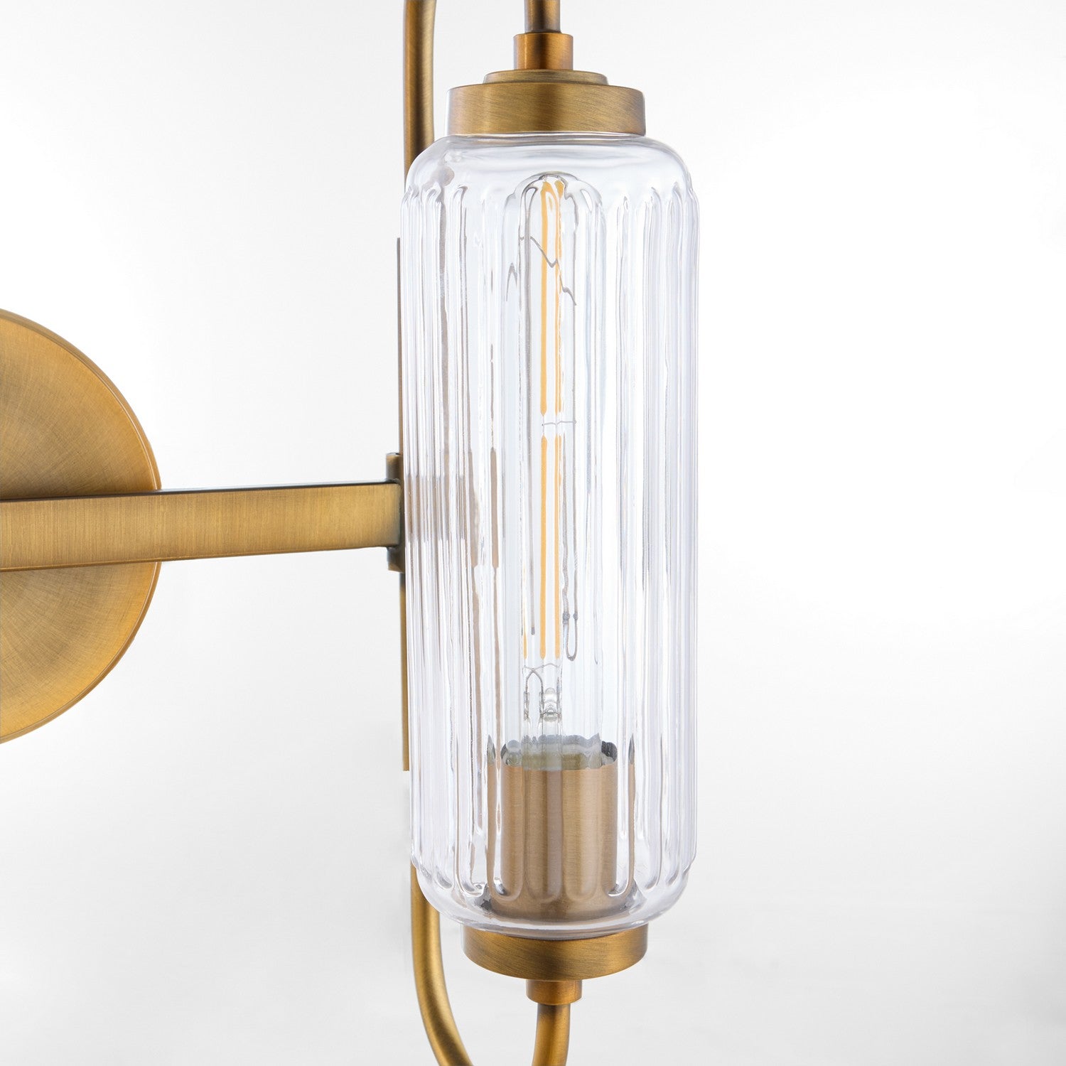 Quorum - 5015-2-47 - Two Light Vanity - Whitmire - Brushed Brass