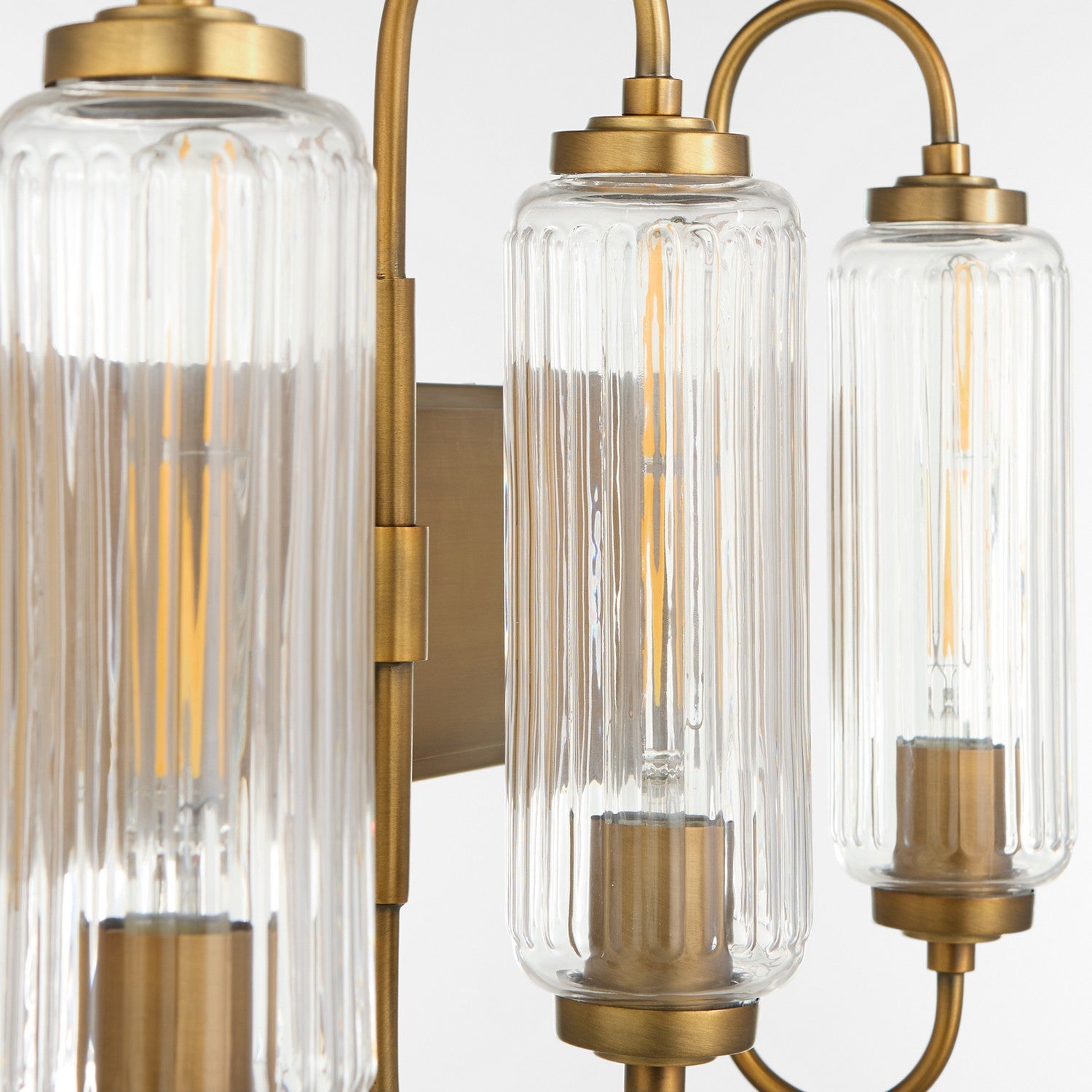 Quorum - 5015-4-47 - Four Light Vanity - Whitmire - Brushed Brass