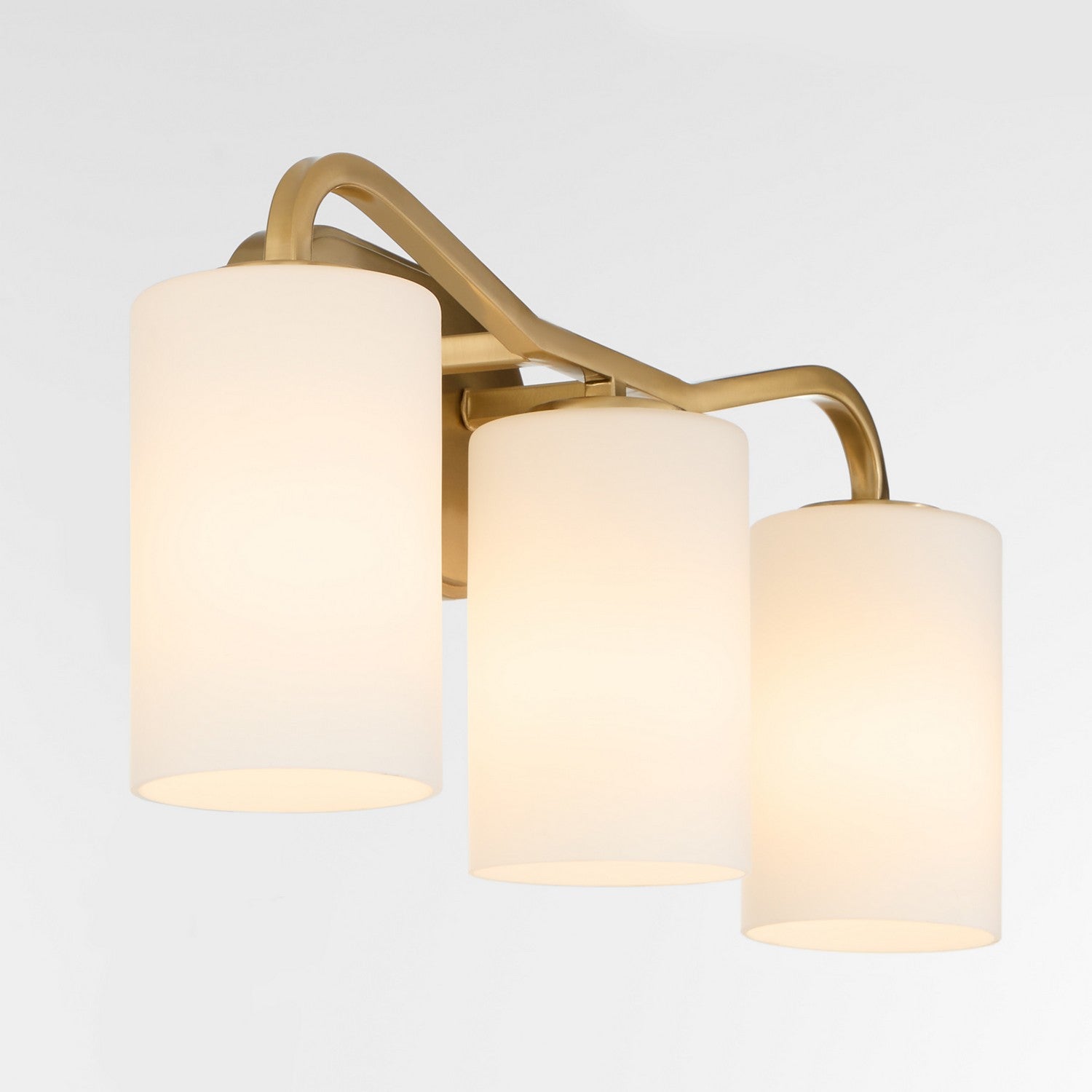 Quorum - 5307-3-47 - Three Light Vanity - Rutherford - Brushed Brass