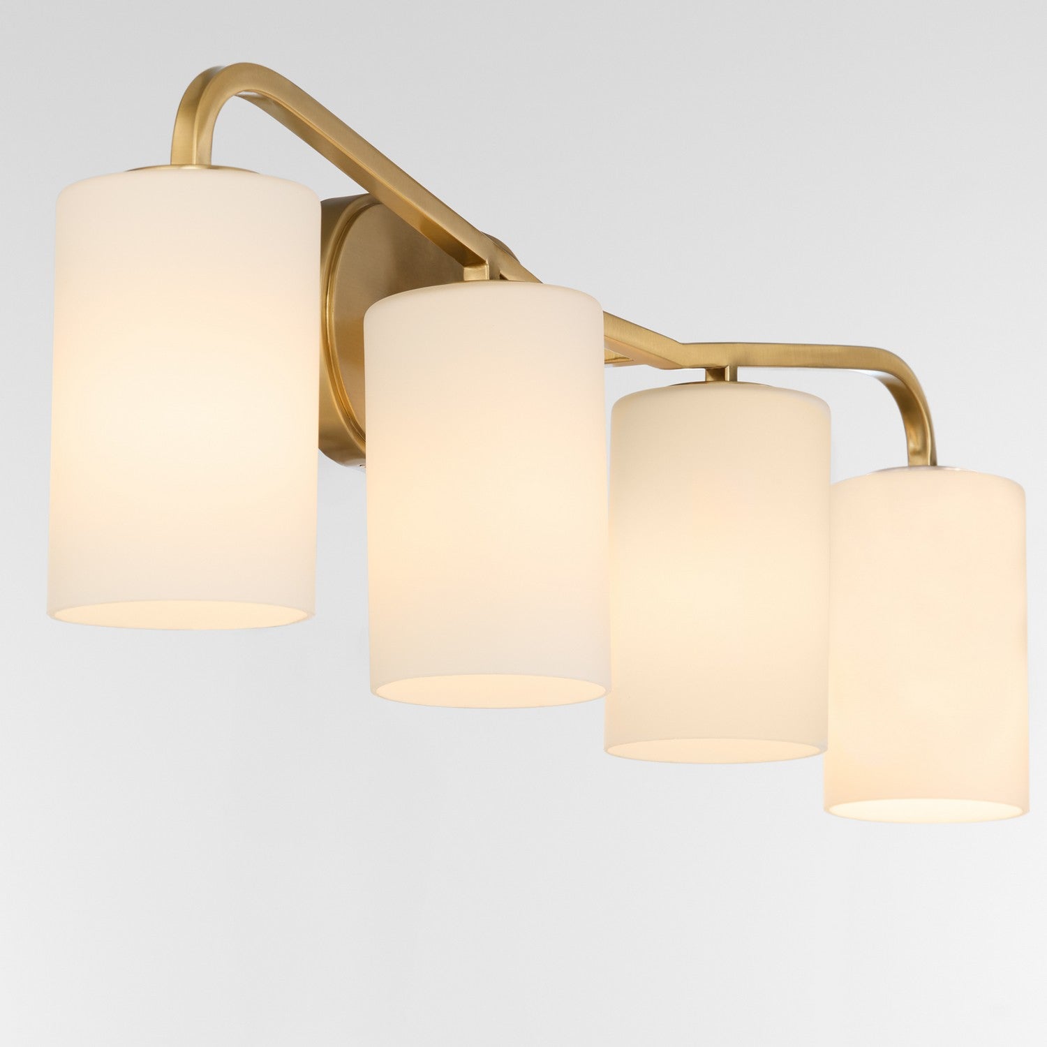 Quorum - 5307-4-47 - Four Light Vanity - Rutherford - Brushed Brass