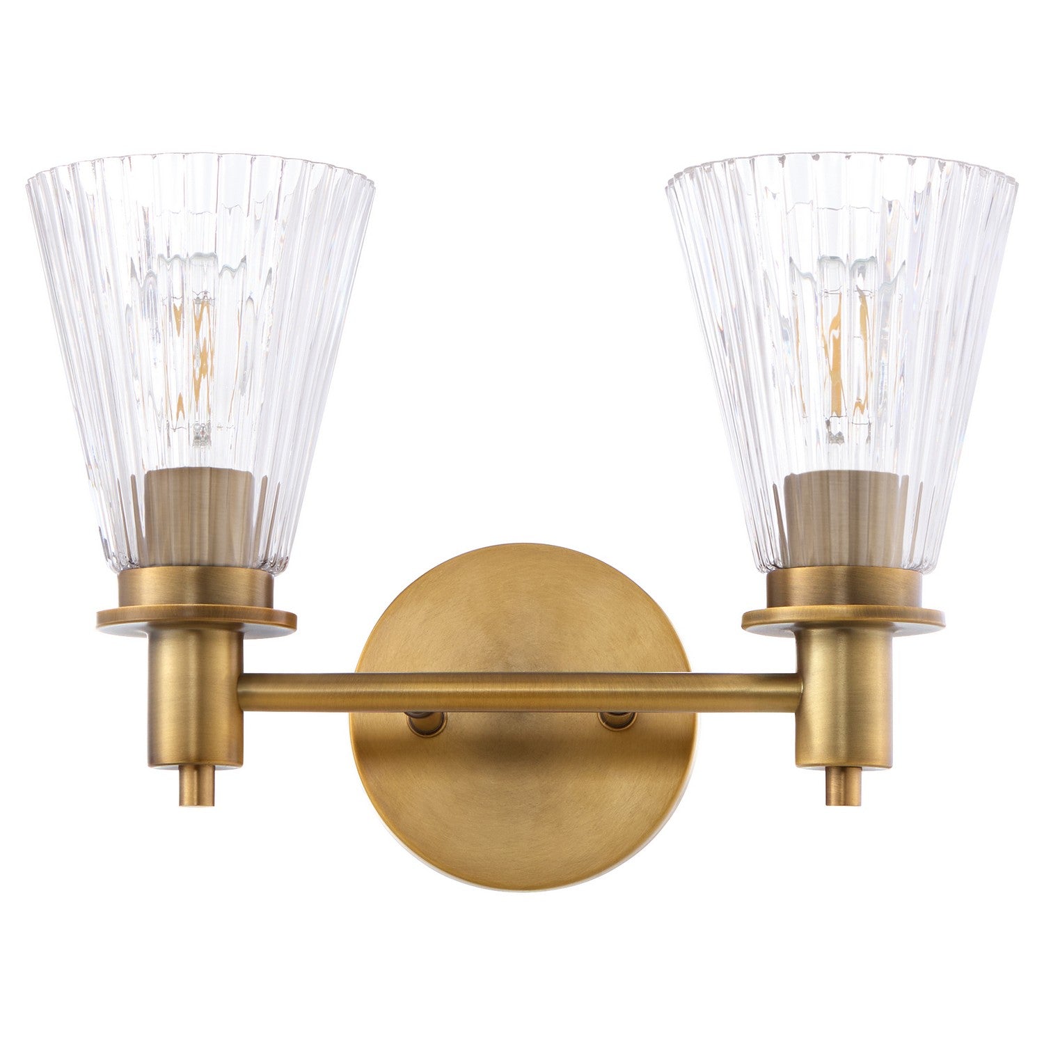 Quorum - 5803-2-47 - Two Light Vanity - Lawton - Brushed Brass