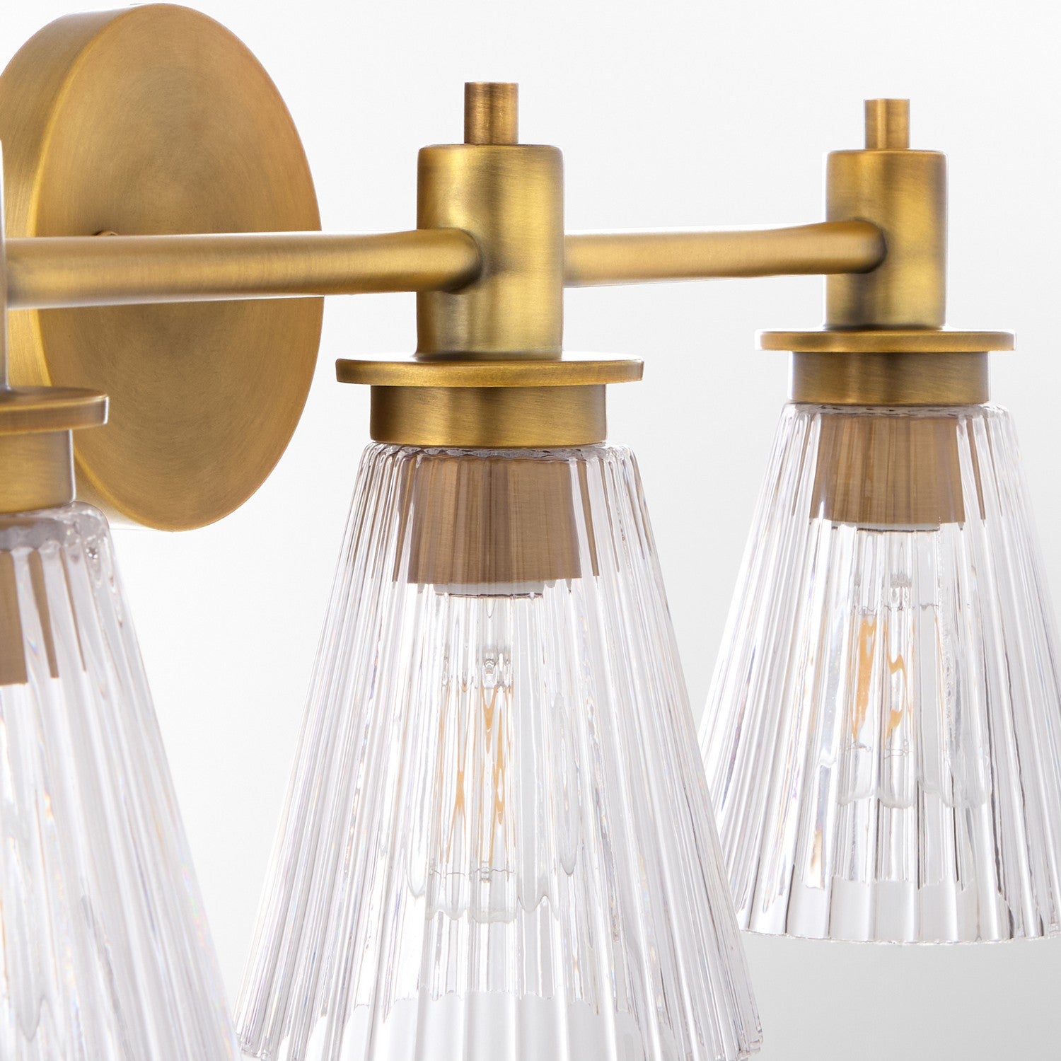 Quorum - 5803-3-47 - Three Light Vanity - Lawton - Brushed Brass