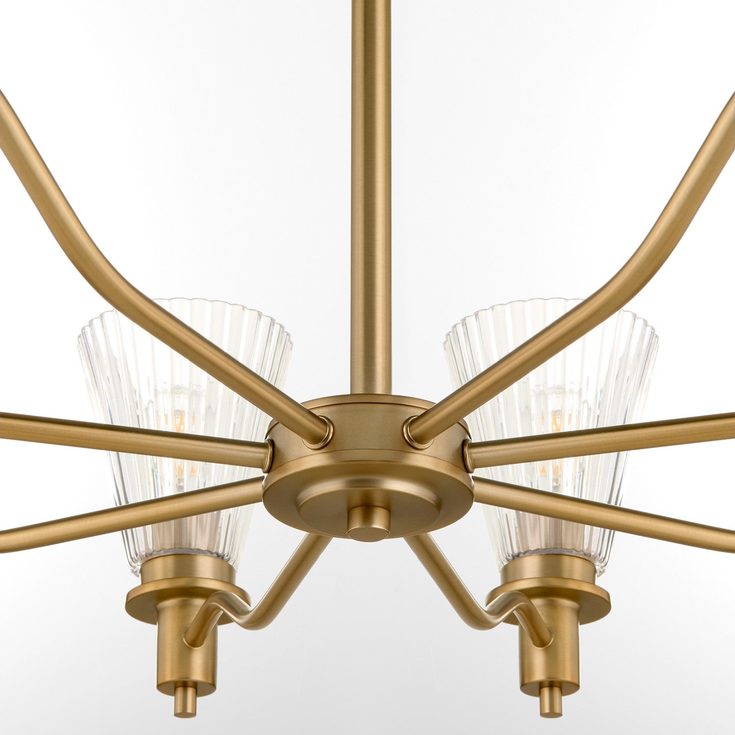 Quorum - 6803-8-47 - Eight Light Chandelier - Lawton - Brushed Brass