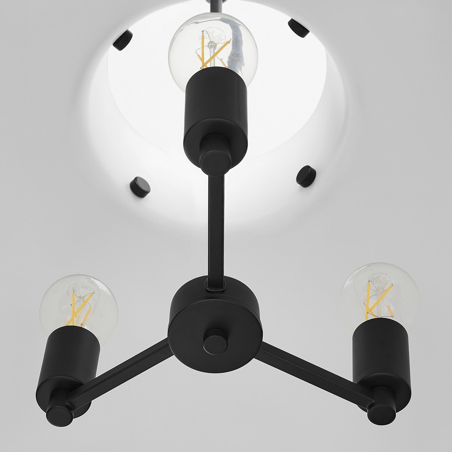 Quorum - 823-3-59 - Three Light Pendant - Pruitt - Matte Black