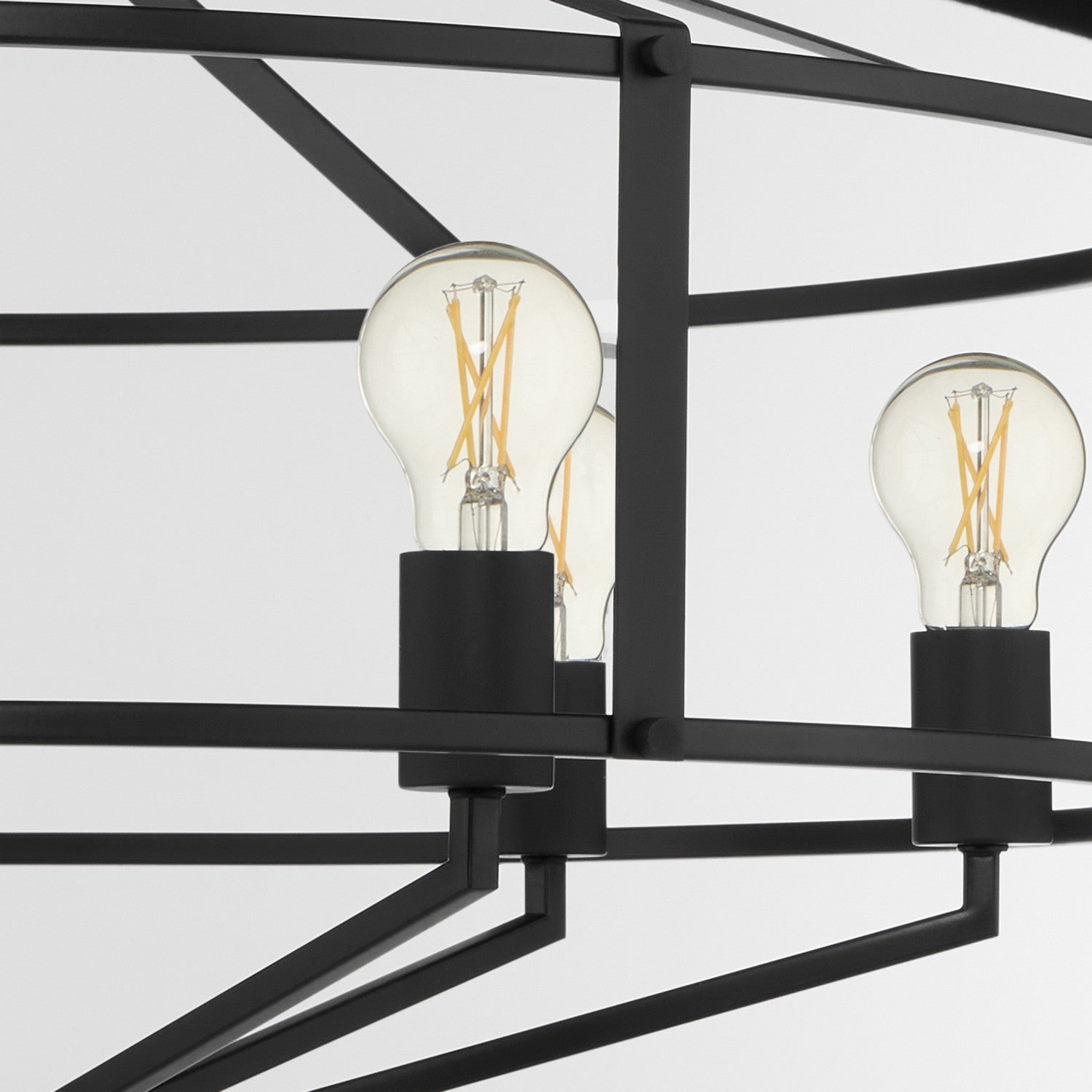 Quorum - 8373-6-59 - Six Light Pendant - Tobin - Matte Black